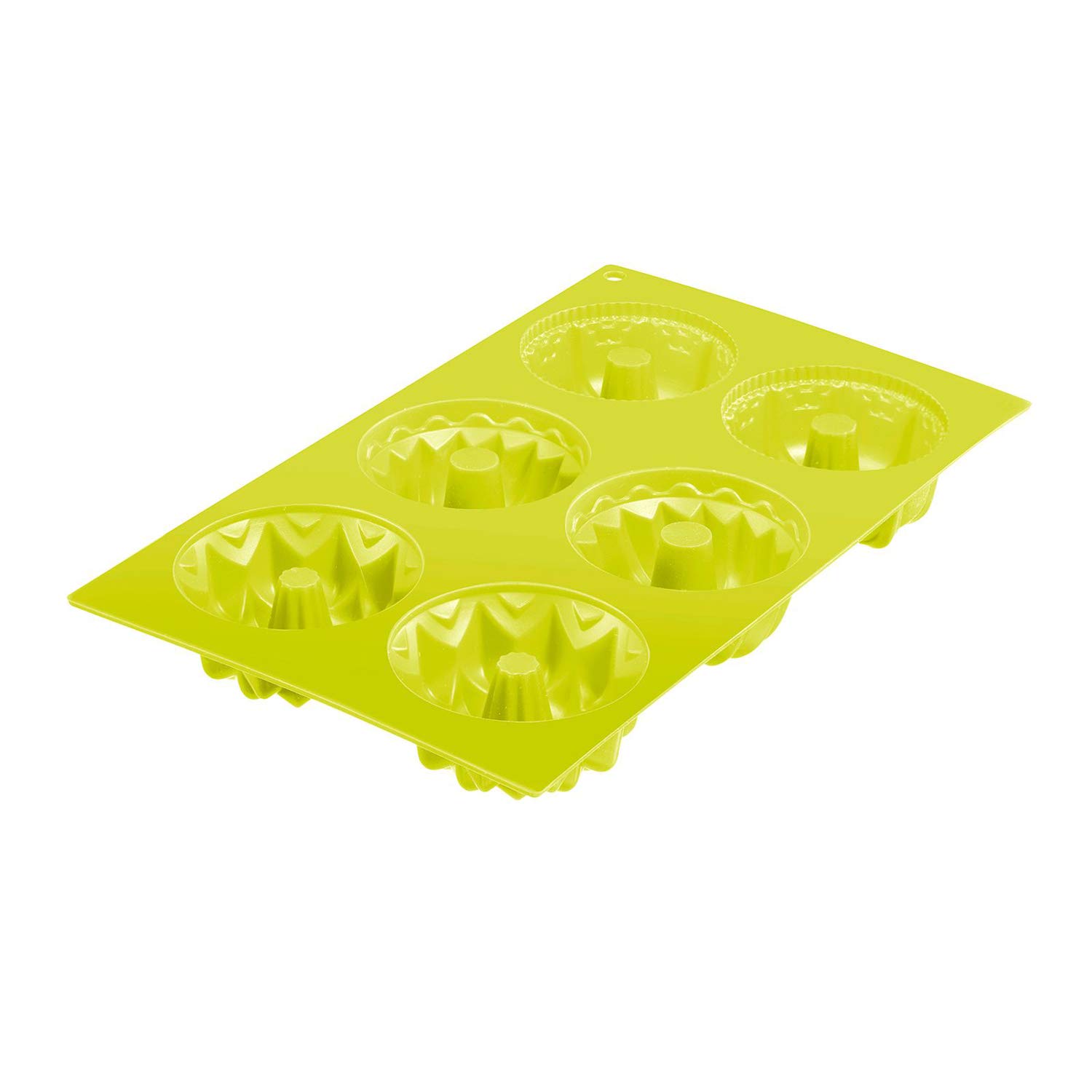westmark-3017227g-trio-moule-muffins-6-cavit-s-en-silicone-vert-29-3-x-17-5-cm-2 image 1