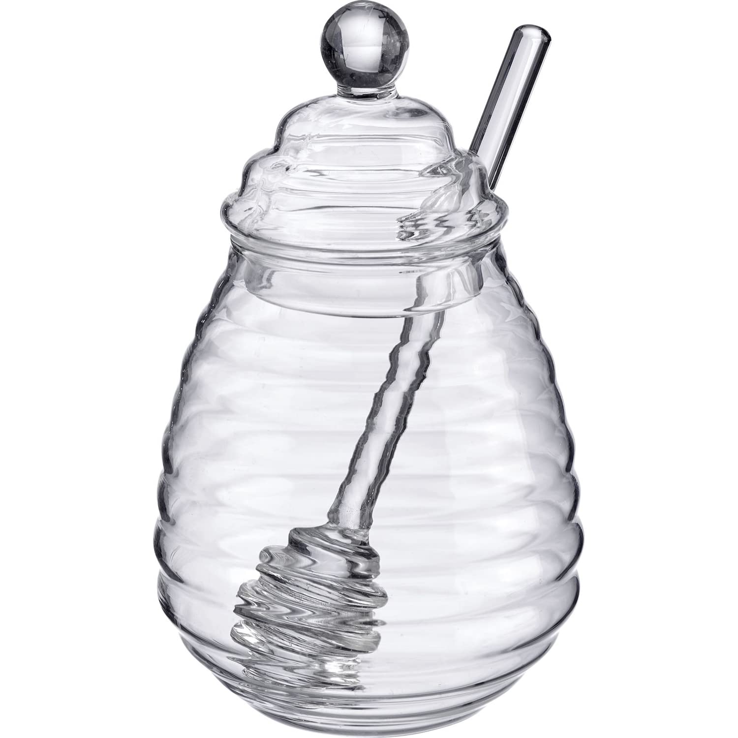 westmark-melli-65142260-verre-miel-400-ml-en-borosilicate-avec-couvercle-et-cuil image 1
