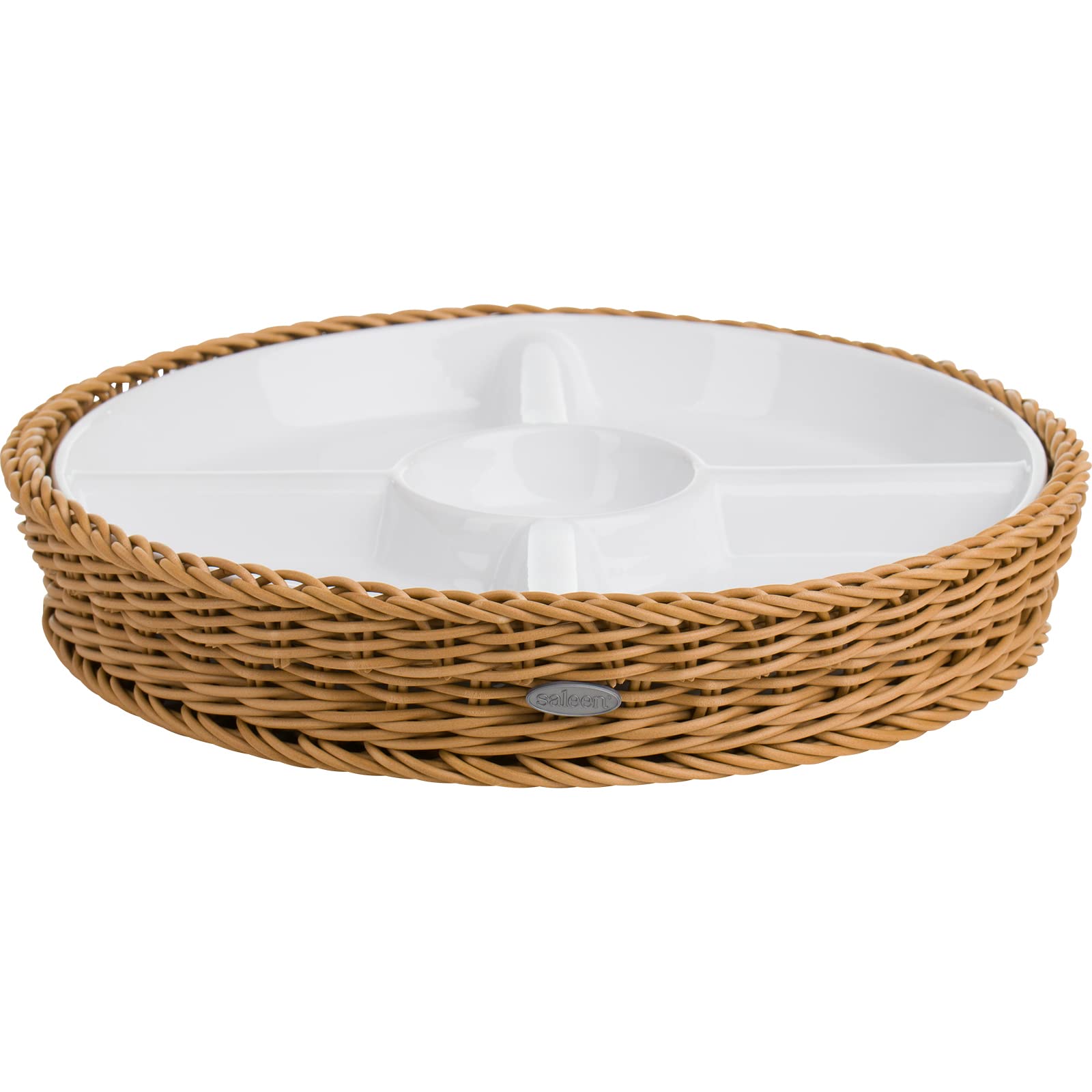 westmark-saleen-corbeille-antipastis-ronde-5-compartiments-en-porcelaine-amovibl image 3