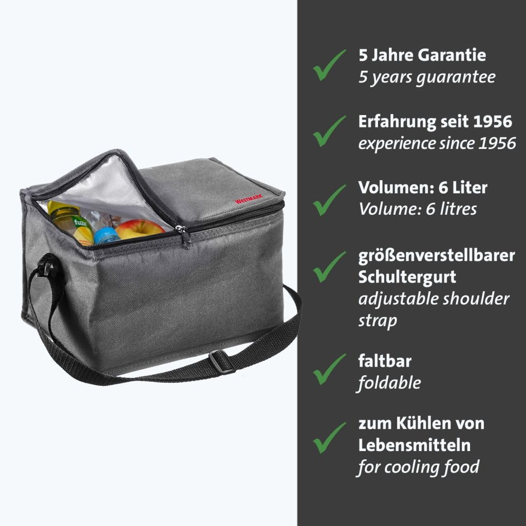 westmark-gerda-sac-isotherme-pliable-6-litres-coton-avec-doublure-aluminium-band image 2