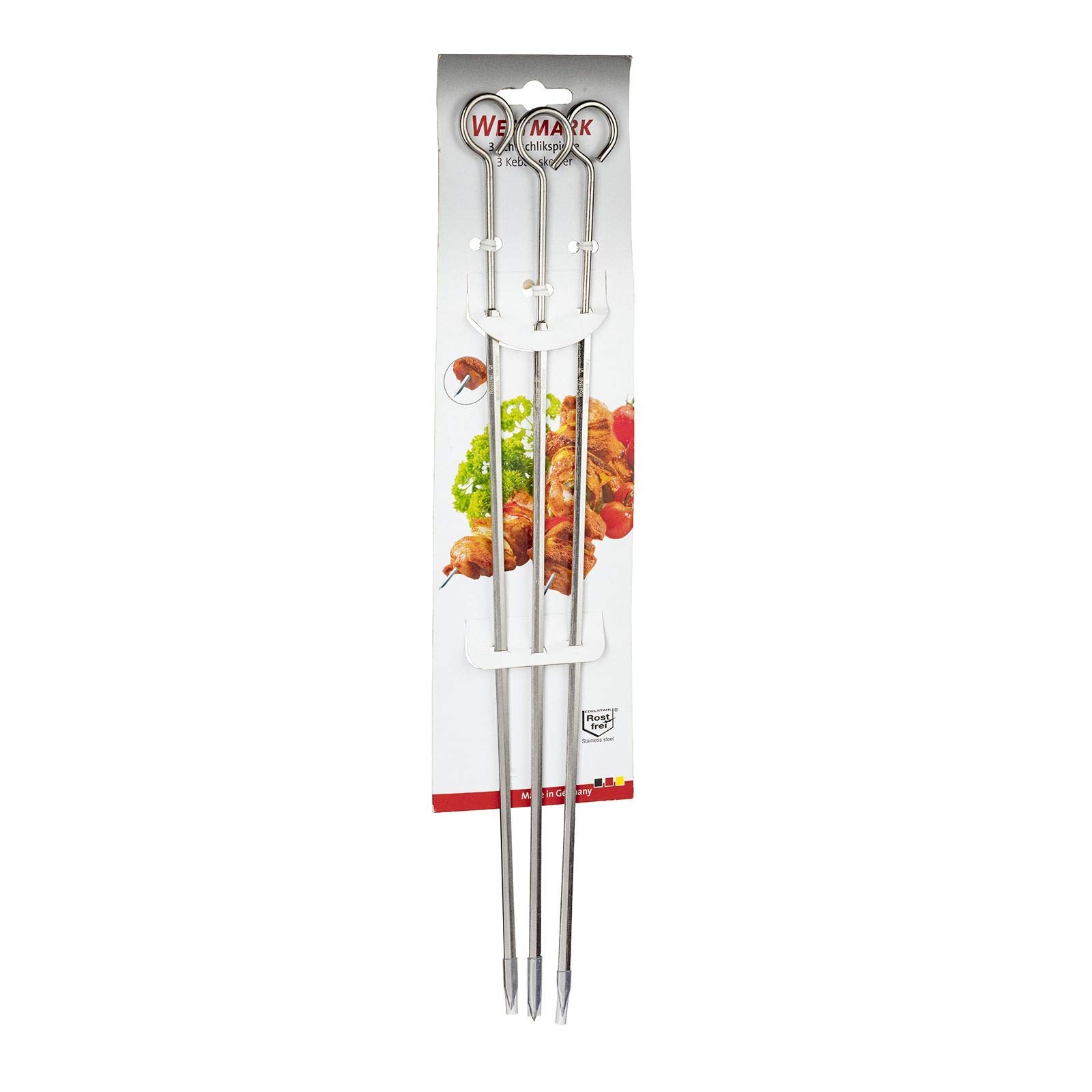 westmark-lot-de-3-broches-kebab-en-acier-inoxydable-argent-31-cm-qualit-since-19 image 7