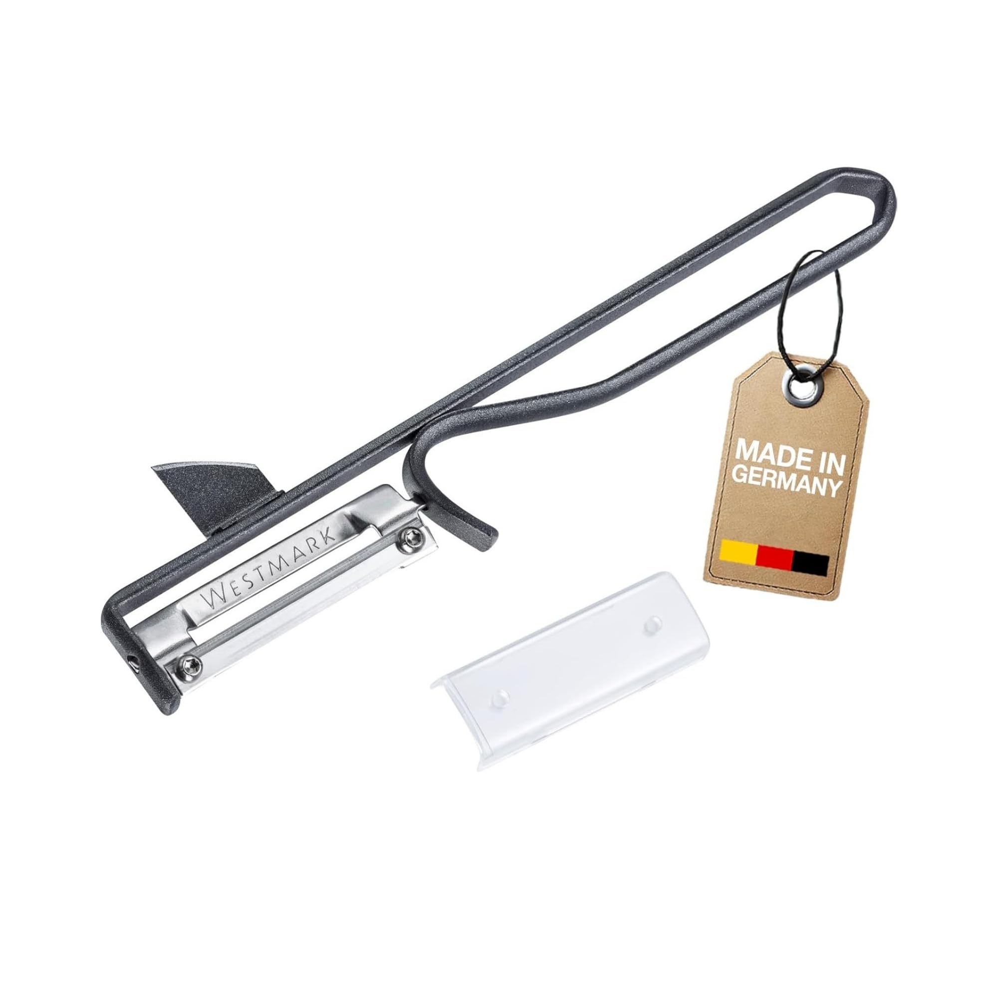 westmark-black-edition-plucheur-pendulaire-universel-en-acier-avec-lame-en-acier image 1