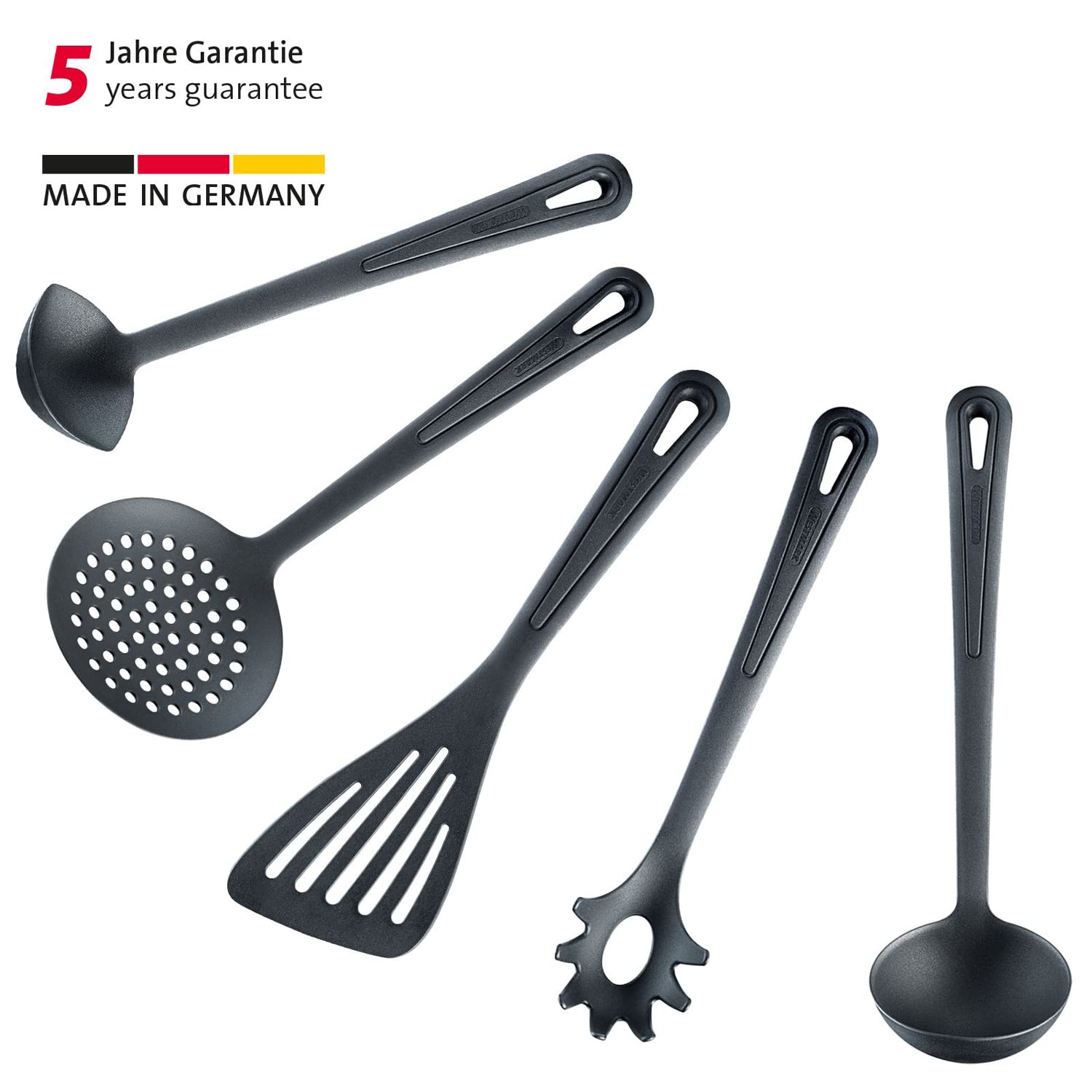 westmark-gentle-plus-280022e9-set-de-5-ustensiles-de-cuisine-r-sistant-270-c-pla image 2