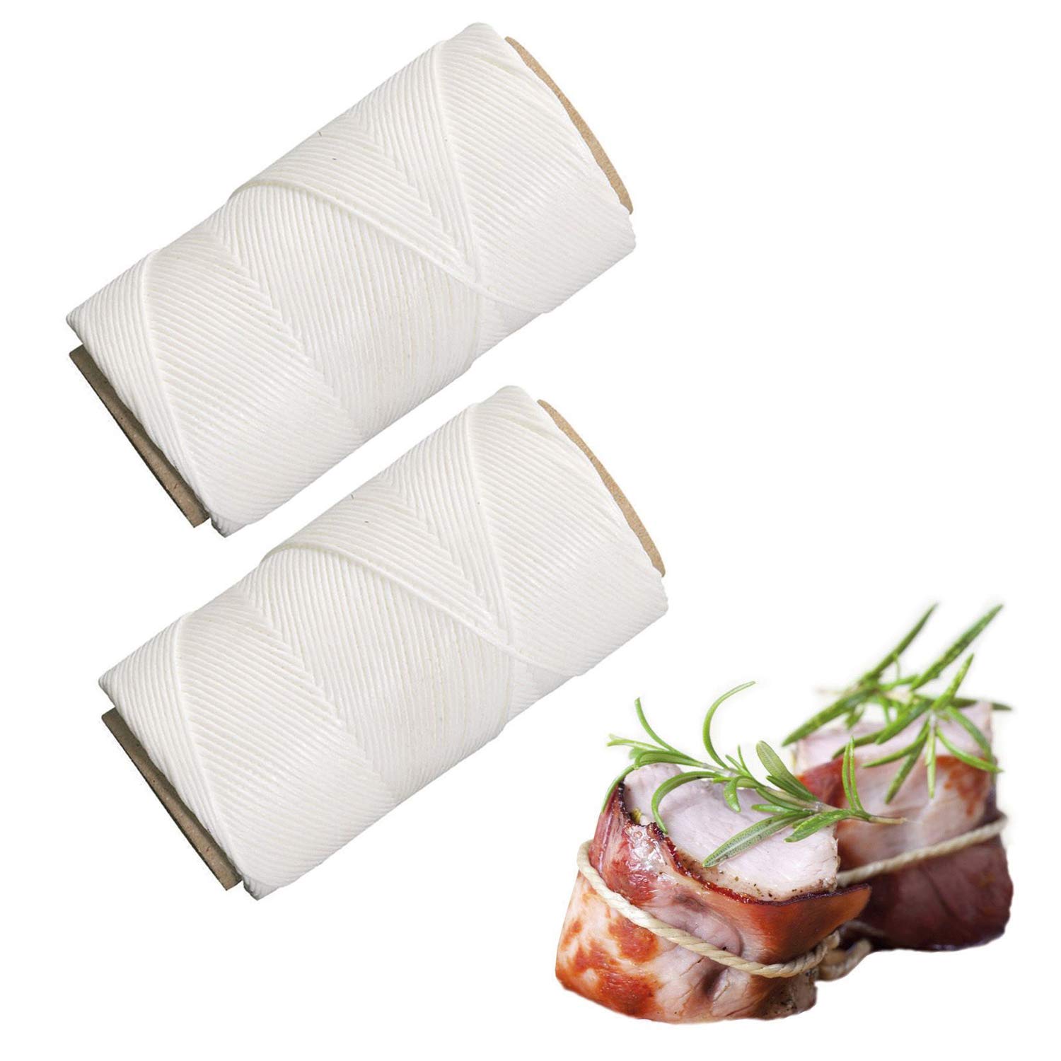 westmark-fil-de-cuisine-ficelle-r-tir-2-pi-ces-60-m-chacune-polyester-blanc-sans image 2