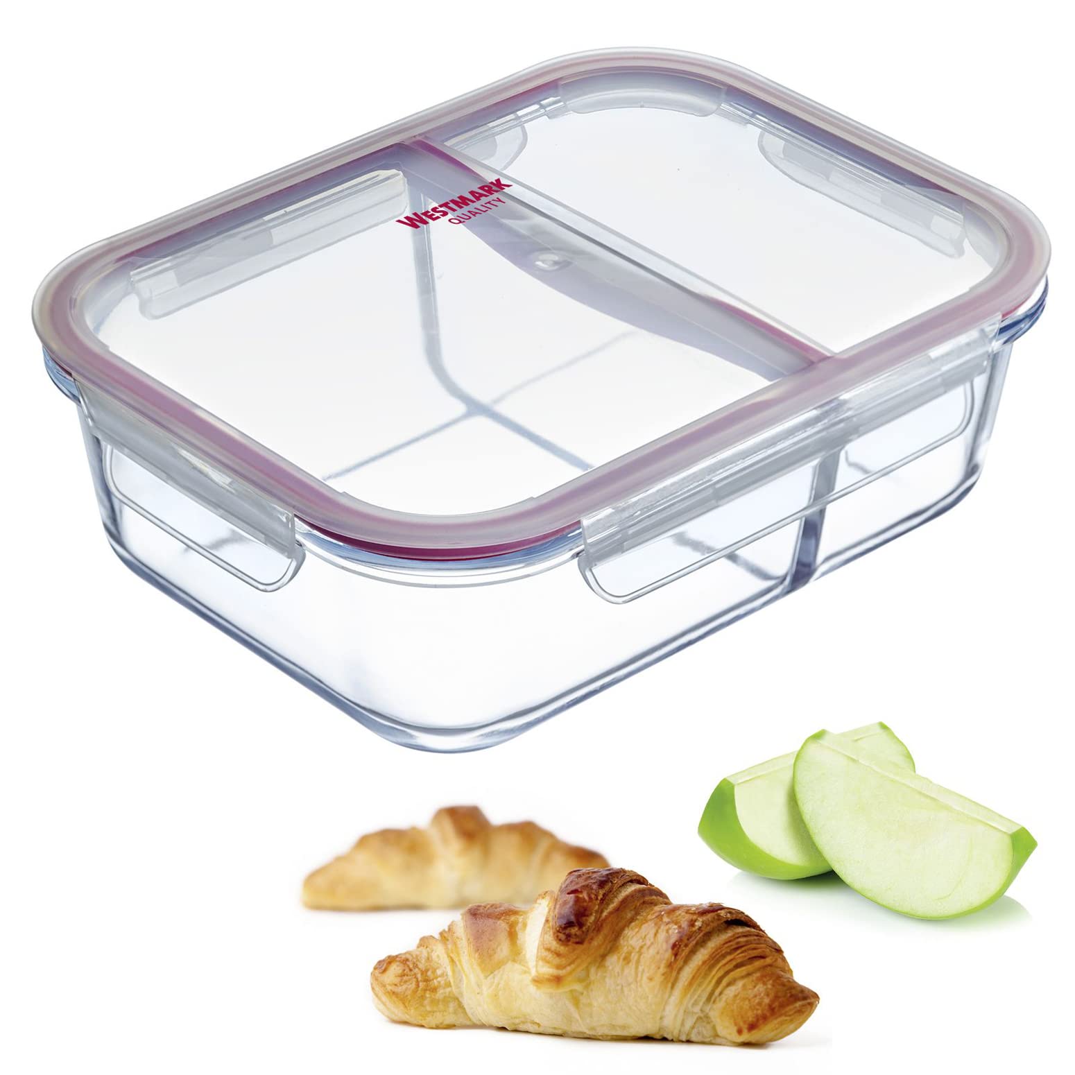 westmark-234622e1-bo-te-fra-cheur-en-verre-980-ml-avec-2-compartiments-s-par-s-c image 2