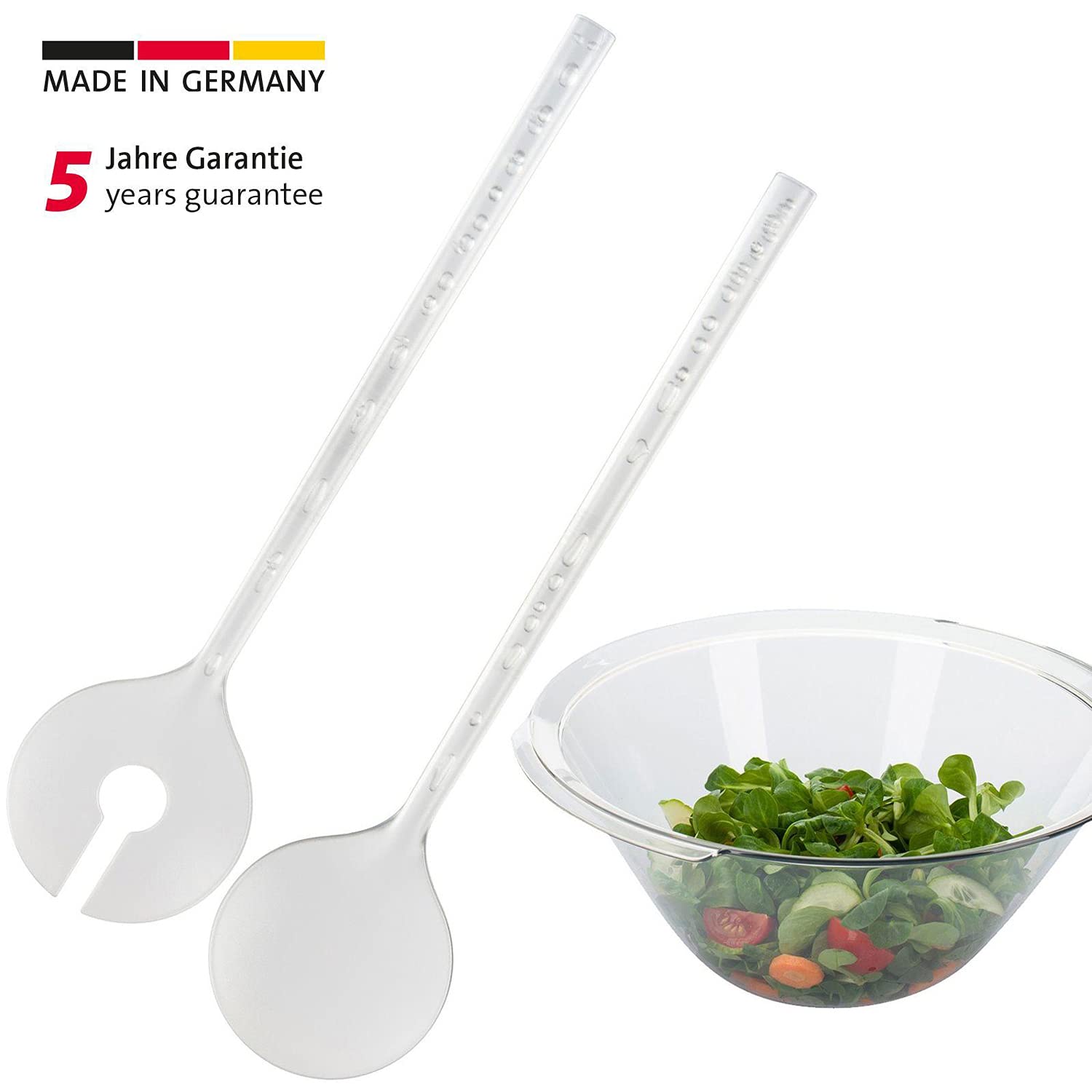 westmark-20922270-couverts-salade-2-pi-ces-bubbles-design-bulles-d-air-plastique image 2