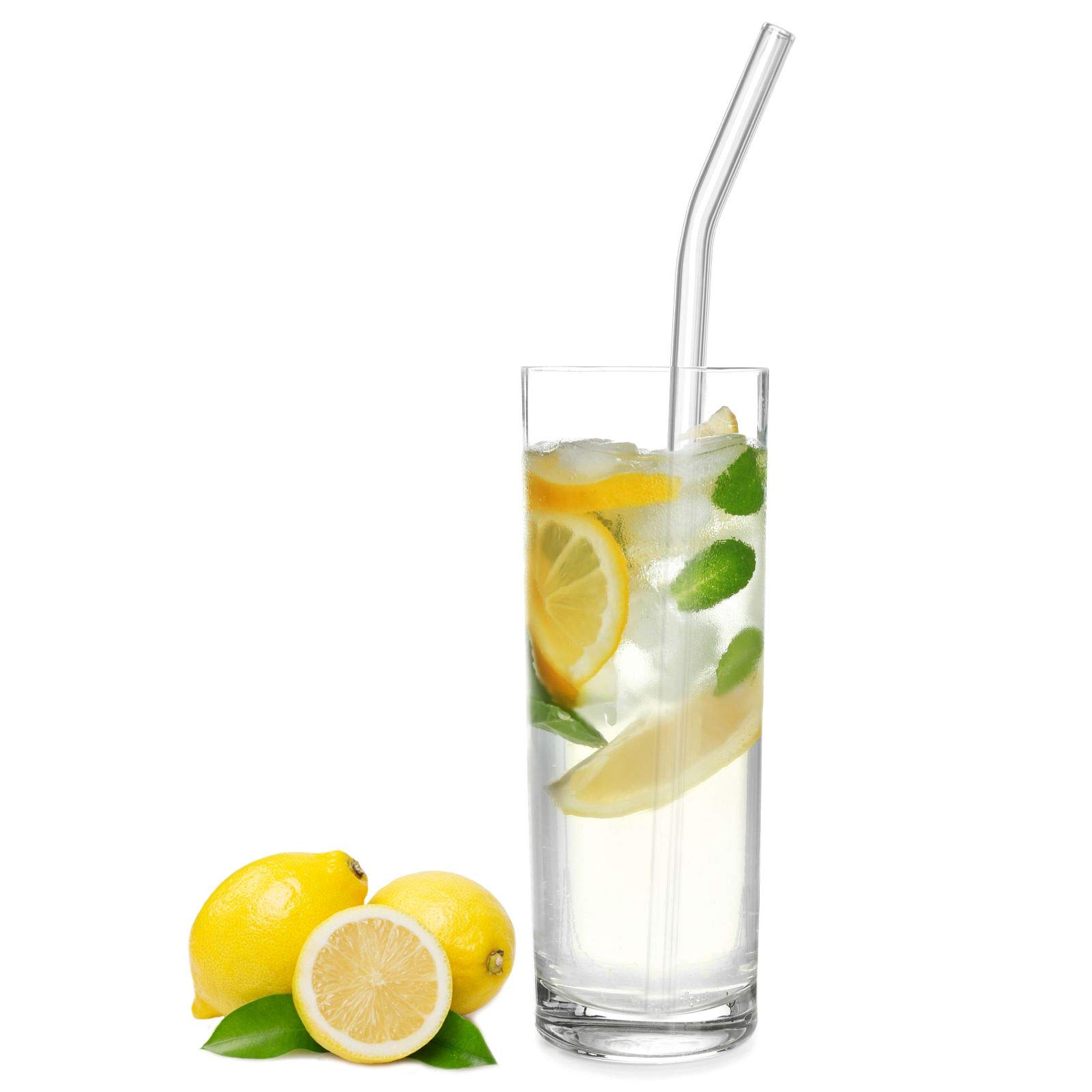 westmark-glas-knick-lot-de-6-pailles-en-verre-borosilicat-coud-es-20-cm-avec-bro image 7