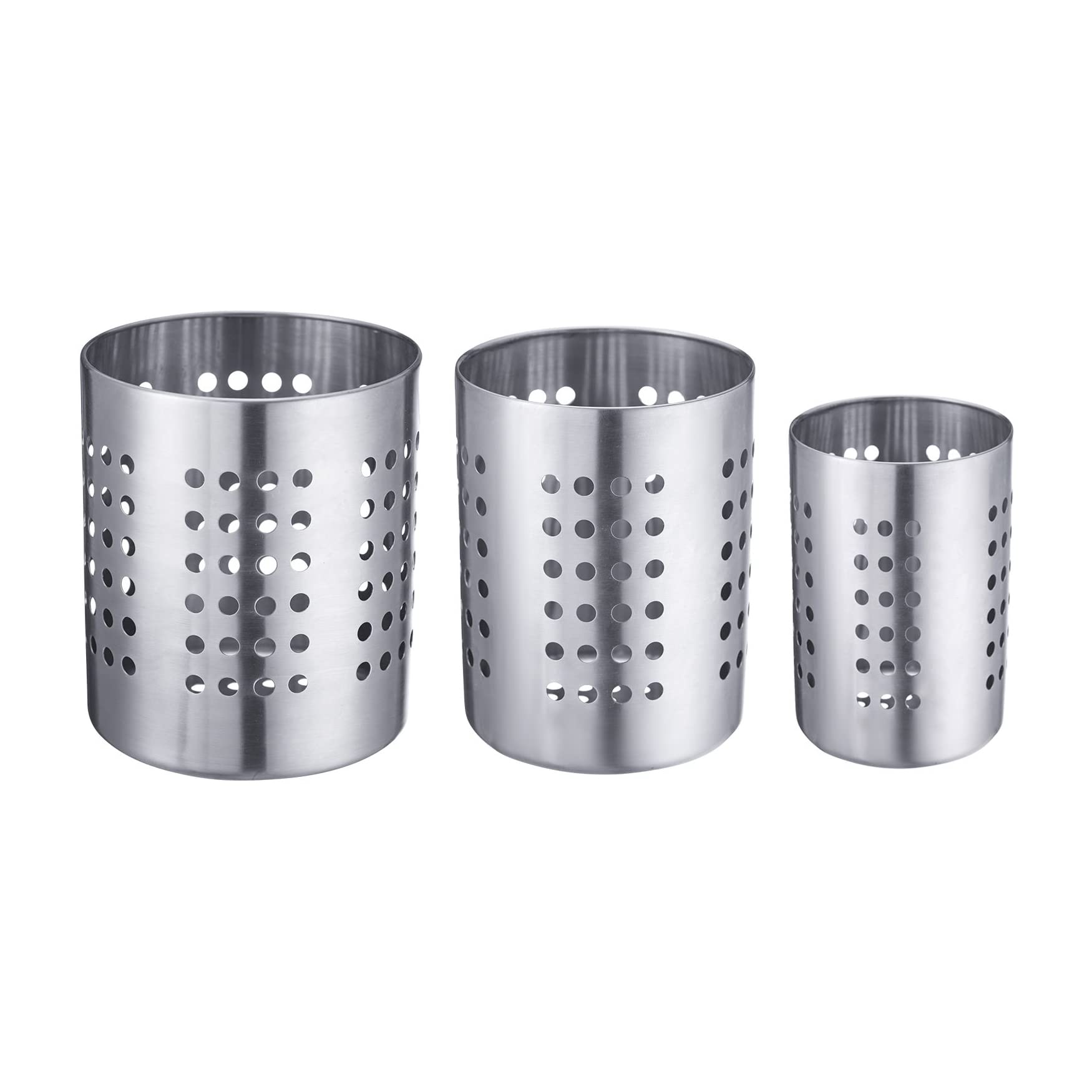 westmark-690222e6-lot-de-3-paniers-couverts-ronds-en-acier-inoxydable-argent-ave image 1