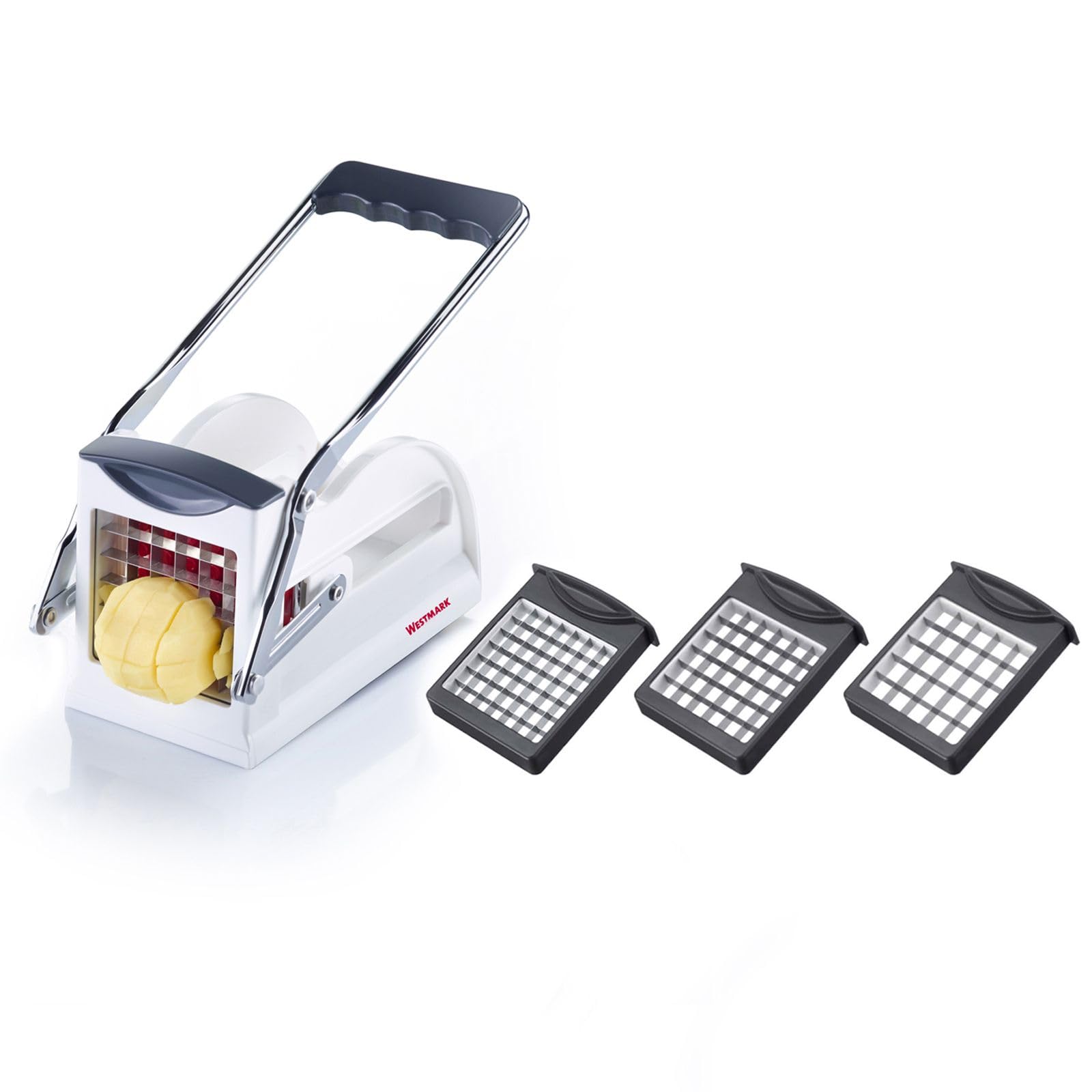westmark-easy-stix-11802260-coupe-frites-et-l-gumes-avec-3-inserts-inoxydables-e image 1