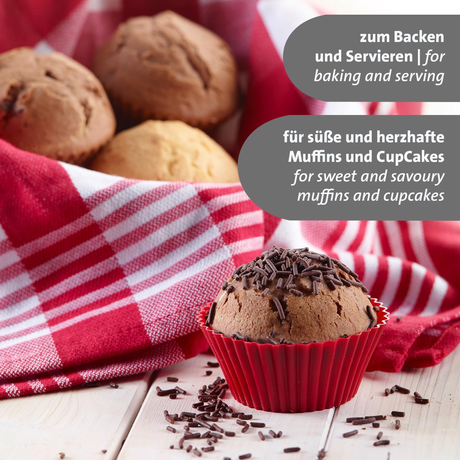 westmark-30142260-moules-muffin-silicone-set-de-6-7-x-7-x-3-cm-anti-adh-sif-roug image 4