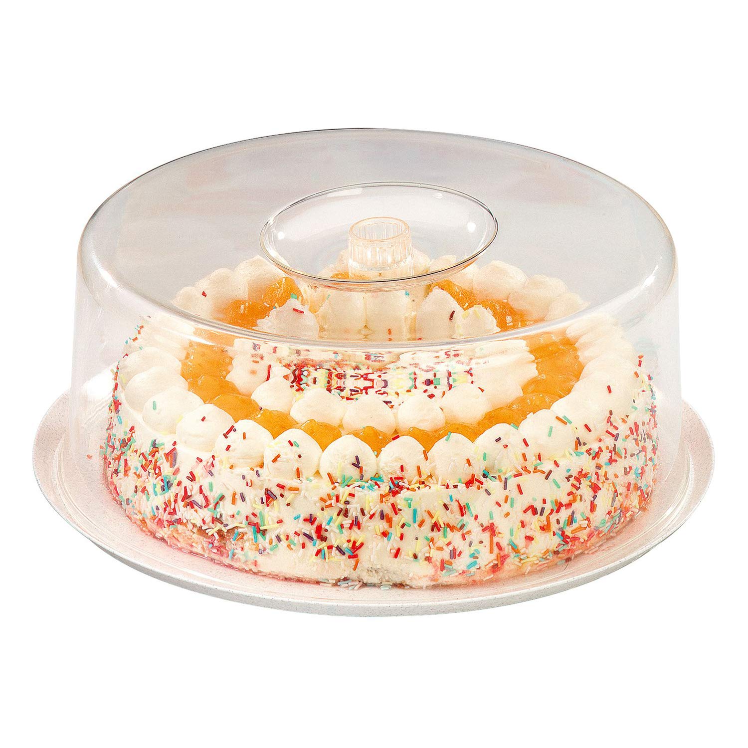westmark-34242251-cloche-g-teau-et-tarte-30-cm-avec-poign-e-plastique-transparen image 3