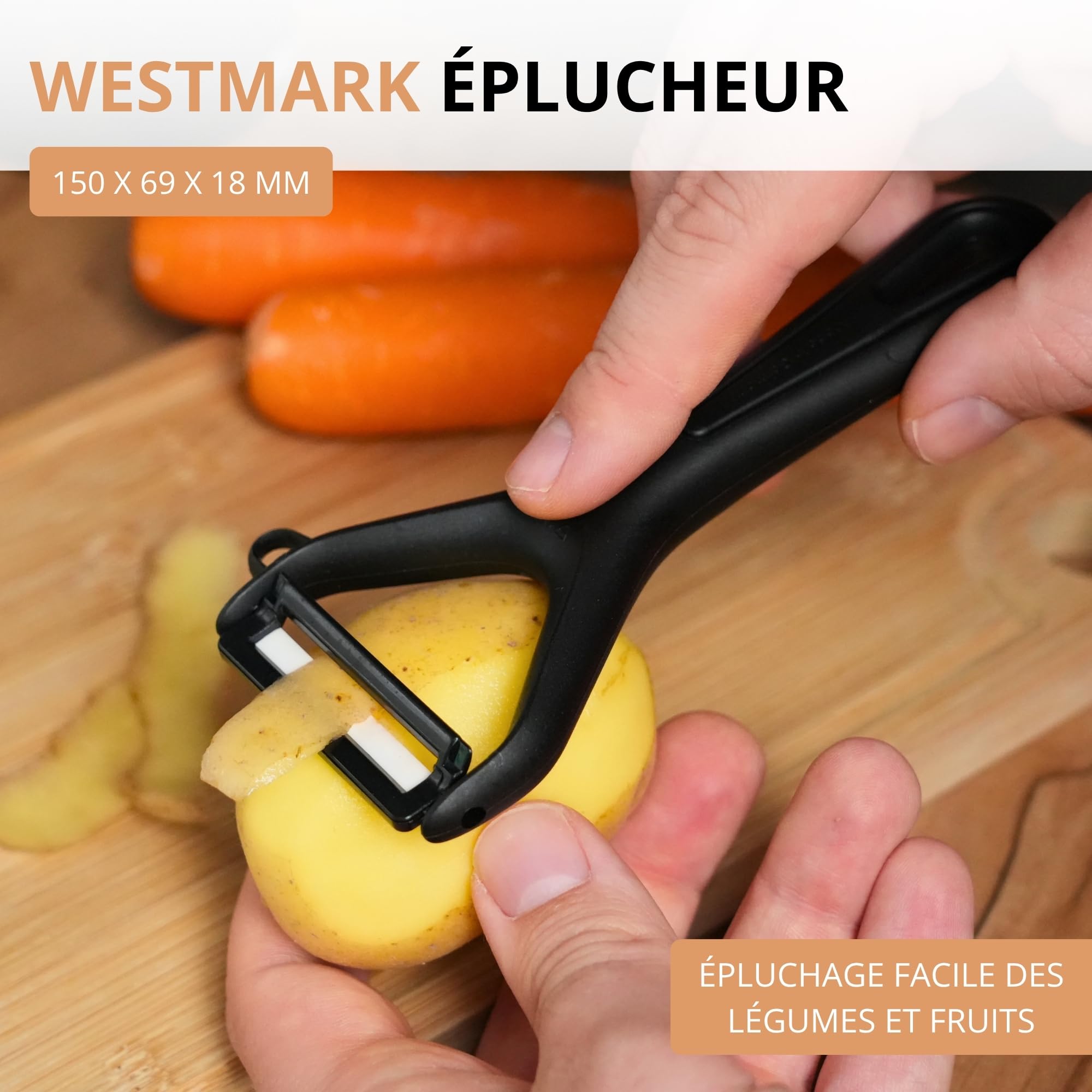 westmark-281122e1-plucheur-de-l-gumes-et-asperges-gentle-lame-c-ramique-mobile-e image 2
