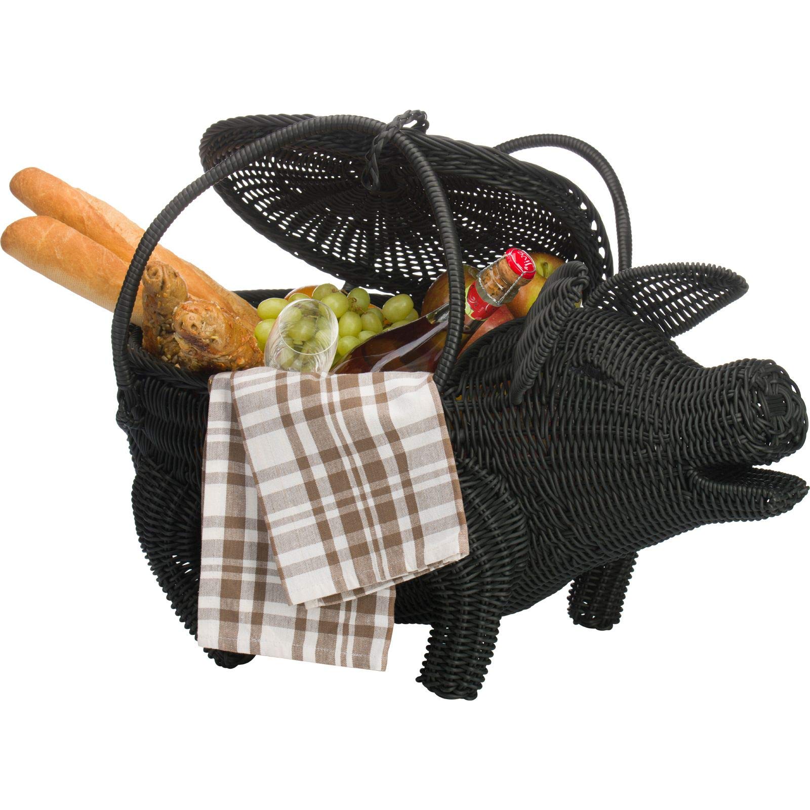 westmark-saleen-02018119101-panier-de-pique-nique-cochon-avec-couvercle-rabattab image 3