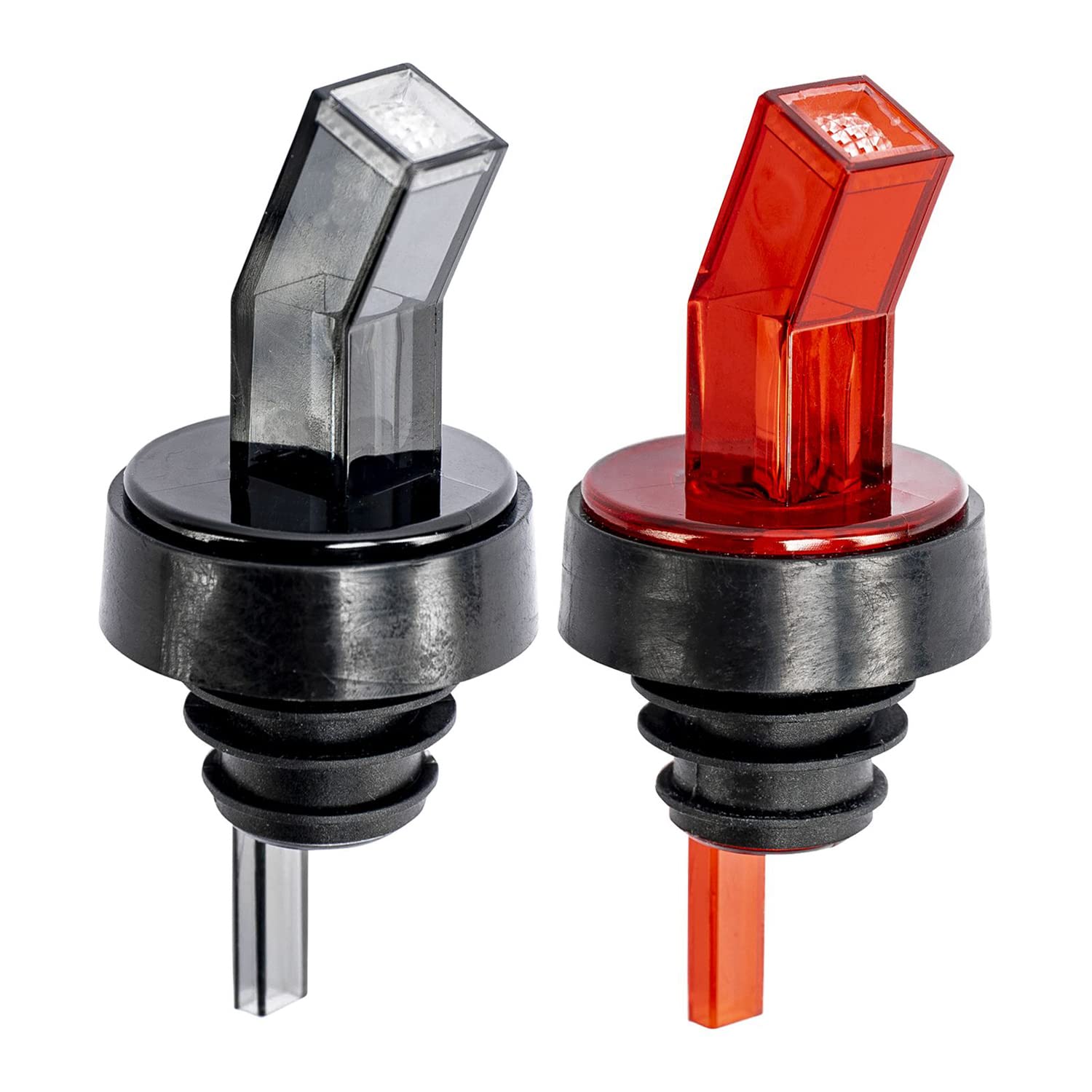 westmark-41242270-bec-verseur-avec-fonction-tamis-rouge-et-anthracite-lot-de-2 image 1