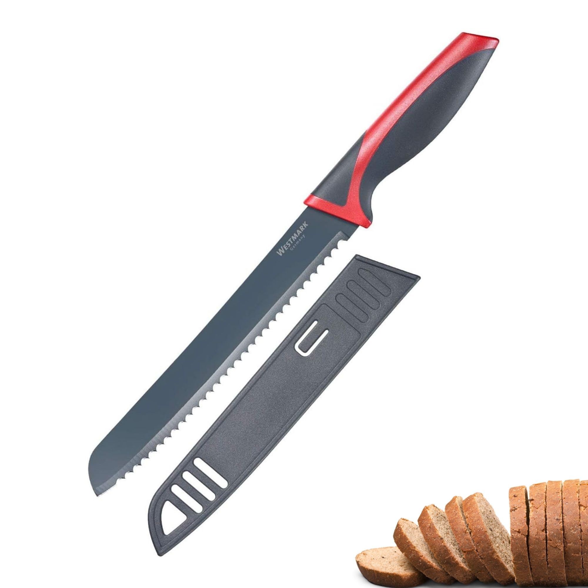 westmark-couteau-pain-14552280-lame-dentel-e-20-cm-antiadh-sive-avec-prot-ge-lam image 1