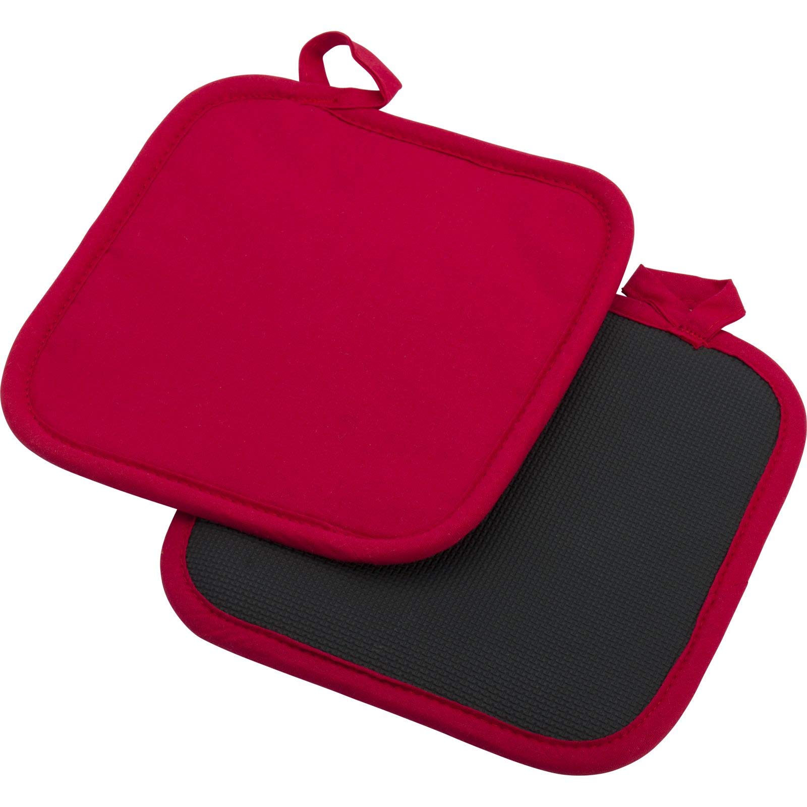 westmark-set-de-2-maniques-carr-es-20-x-20-cm-coton-et-n-opr-ne-antid-rapant-rou image 8