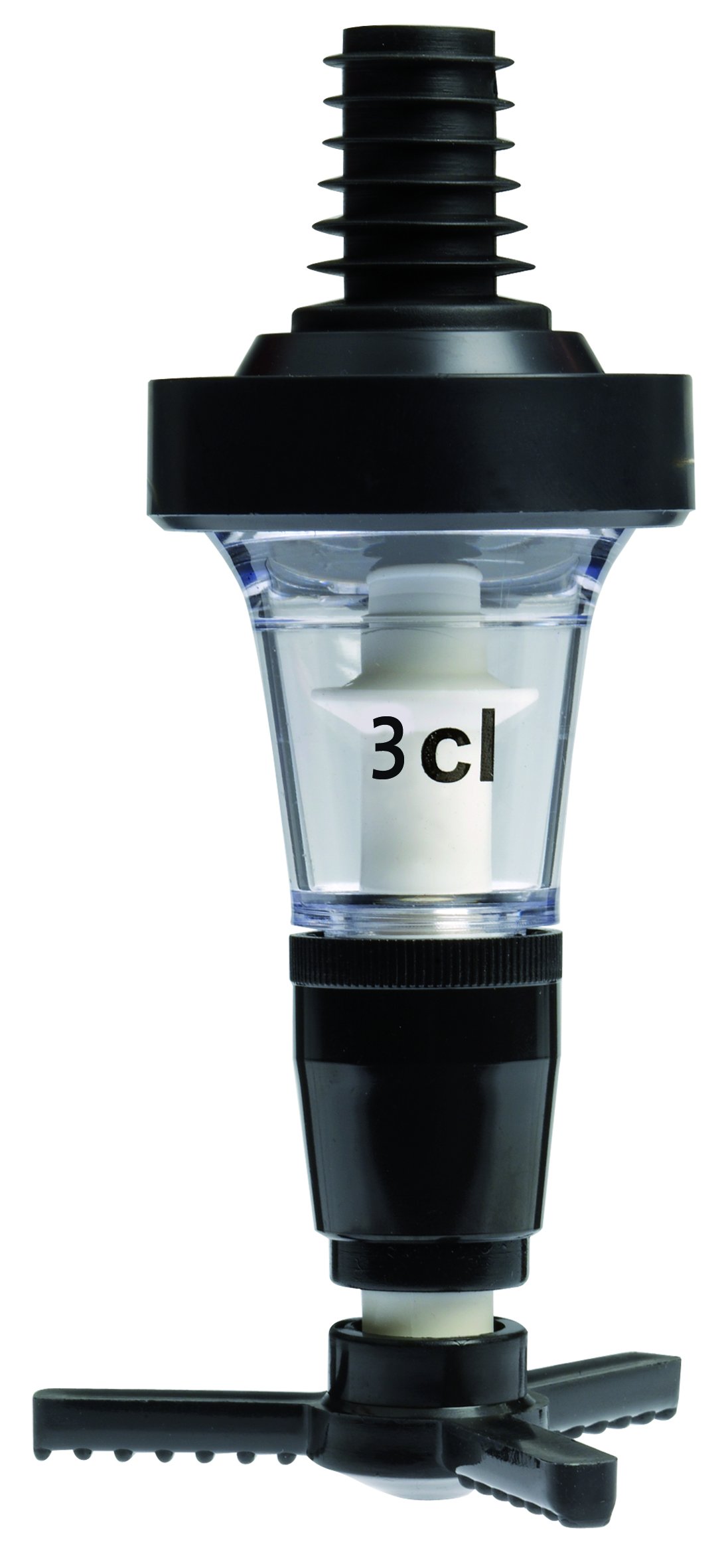 westmark-92302230-doseur-r-glable-standard-3-cl-plastique-noir-transparent-22-5- image 1