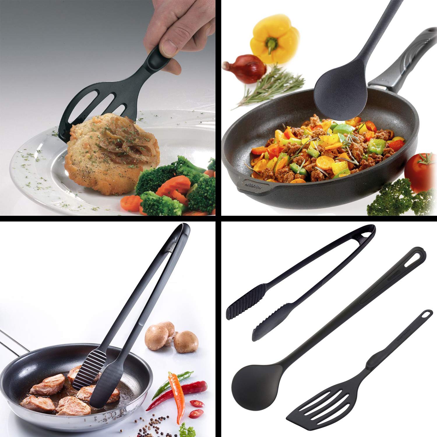westmark-gentle-set-d-ustensiles-de-cuisine-3-pi-ces-spatule-cuill-re-pince-poly image 4