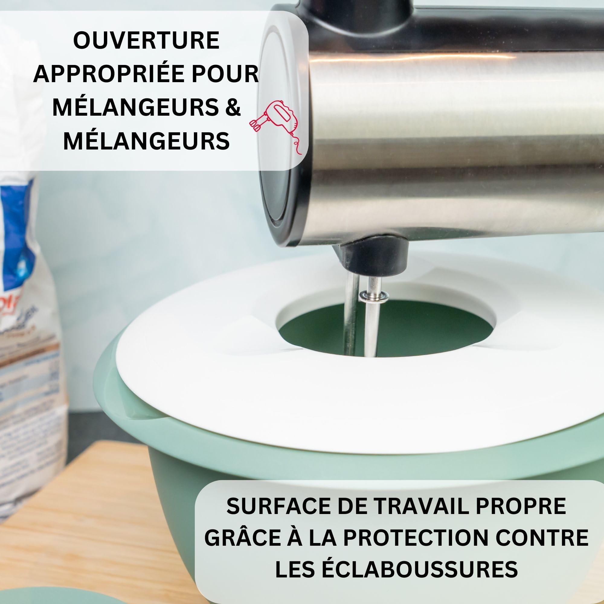 westmark-bol-de-m-lange-avec-couvercle-3153227m-2-5-l-bec-verseur-et-anneau-anti image 2