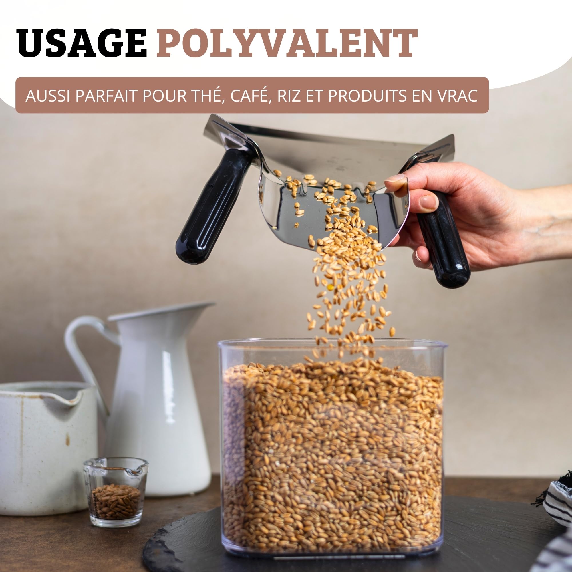 westmark-91262270-pelle-popcorn-frites-professionnelle-2-poign-es-acier-inoxydab image 6