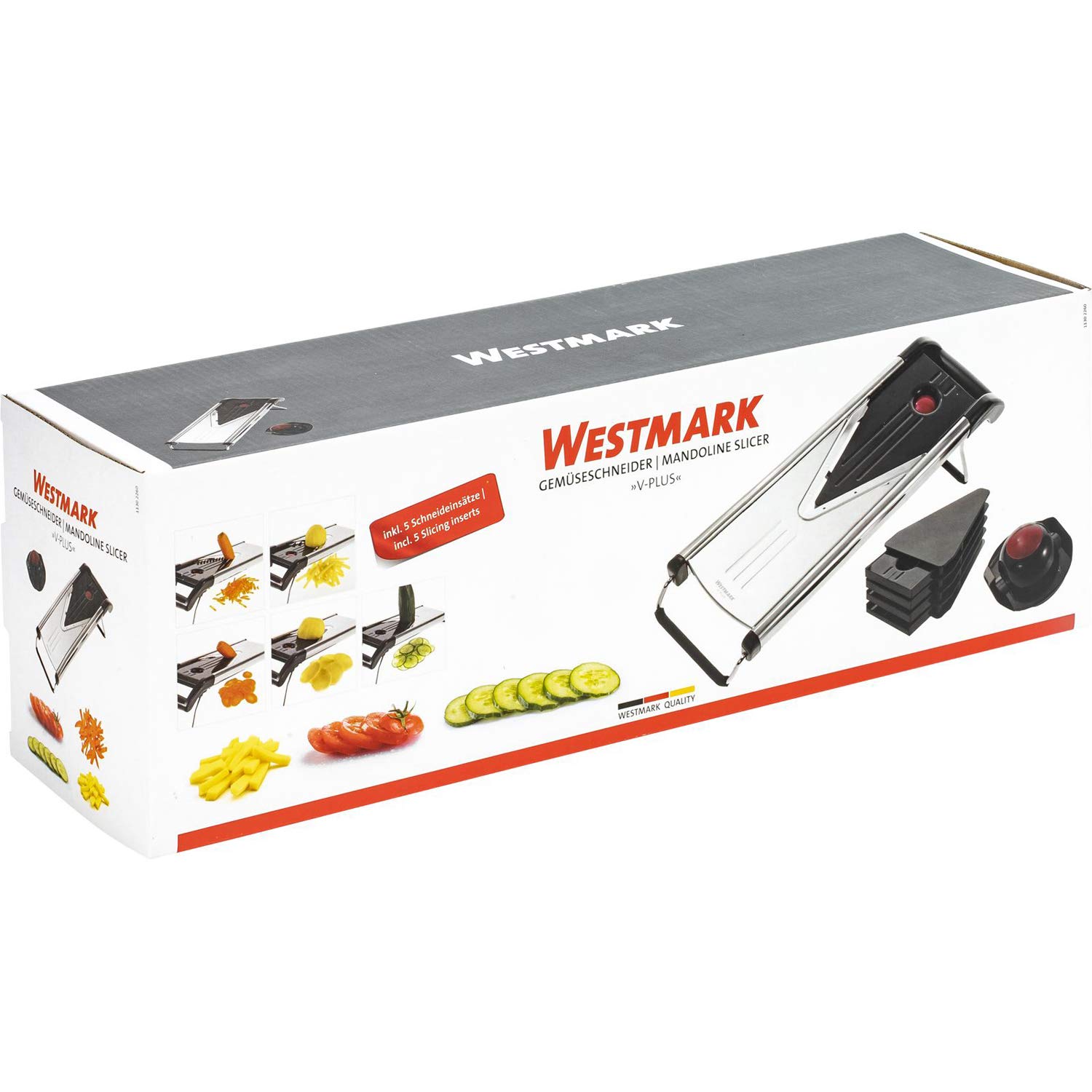 westmark-v-plus-11302260-coupe-l-gumes-mandoline-avec-5-inserts-de-coupe-acier-i image 8