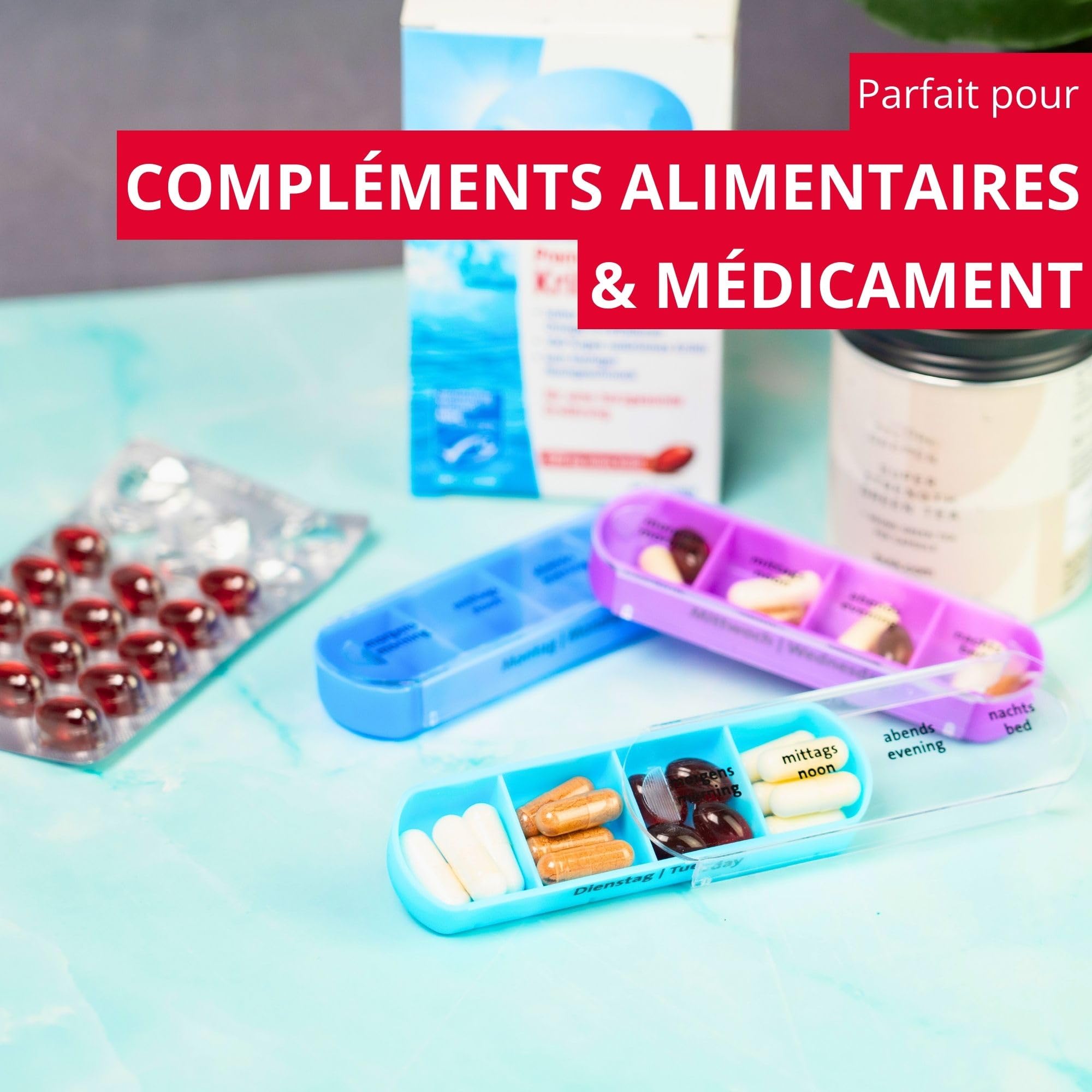 westmark-pilulier-7-jours-bo-te-pilules-hebdomadaire-avec-4-compartiments-matin- image 3