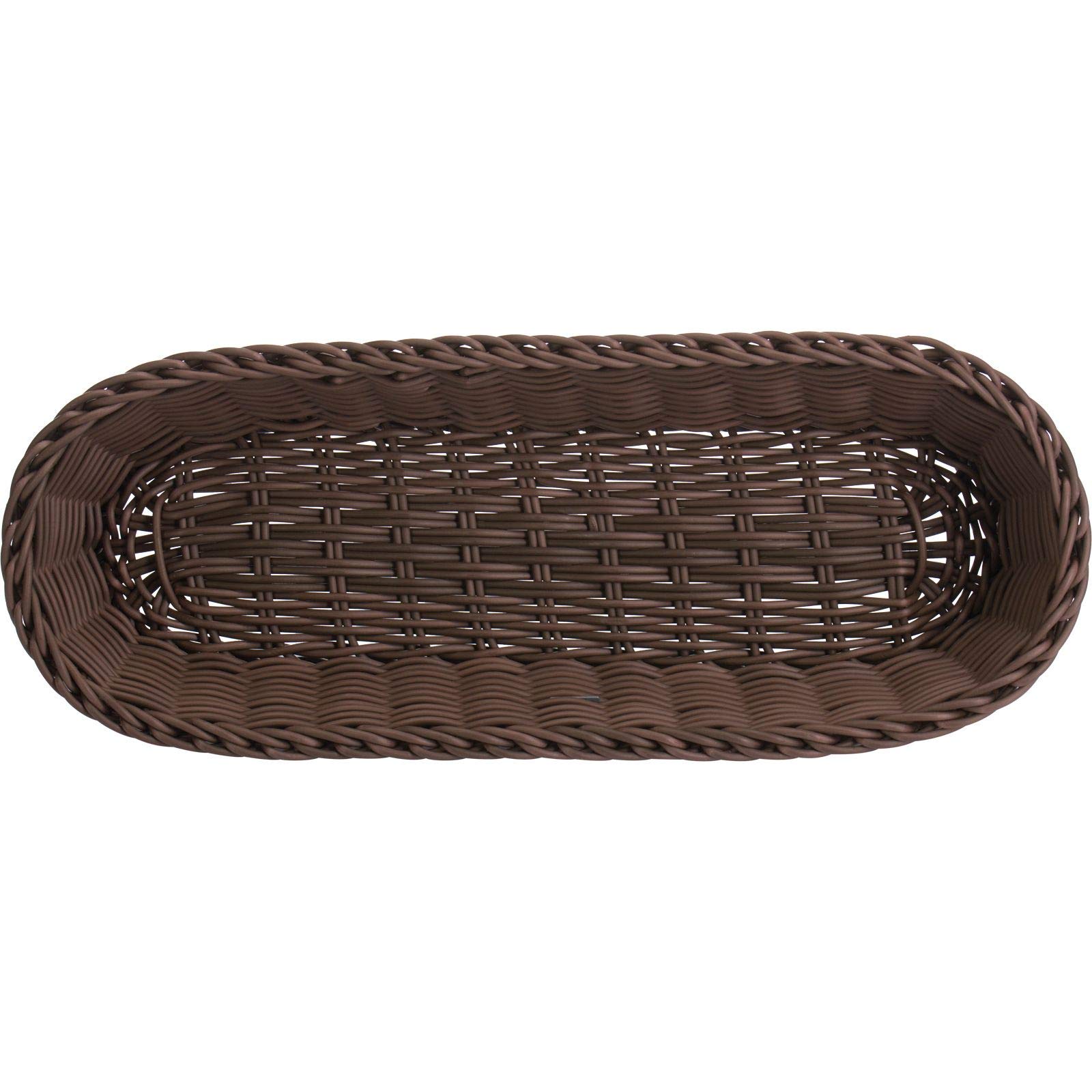 saleen-2038886-corbeille-baguette-40-x-16-x-8-cm-vannerie-synth-tique-marron-ada image 5
