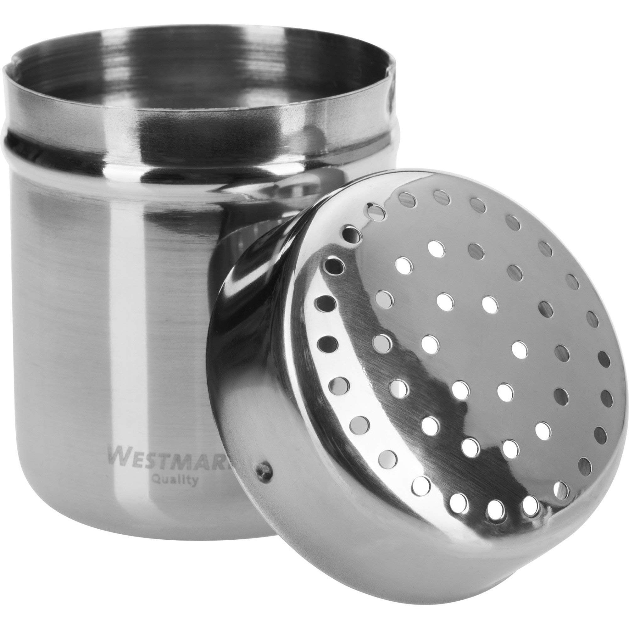 westmark-69502260-saupoudreuse-sucre-glace-acier-inoxydable-tamis-fin-avec-couve image 6