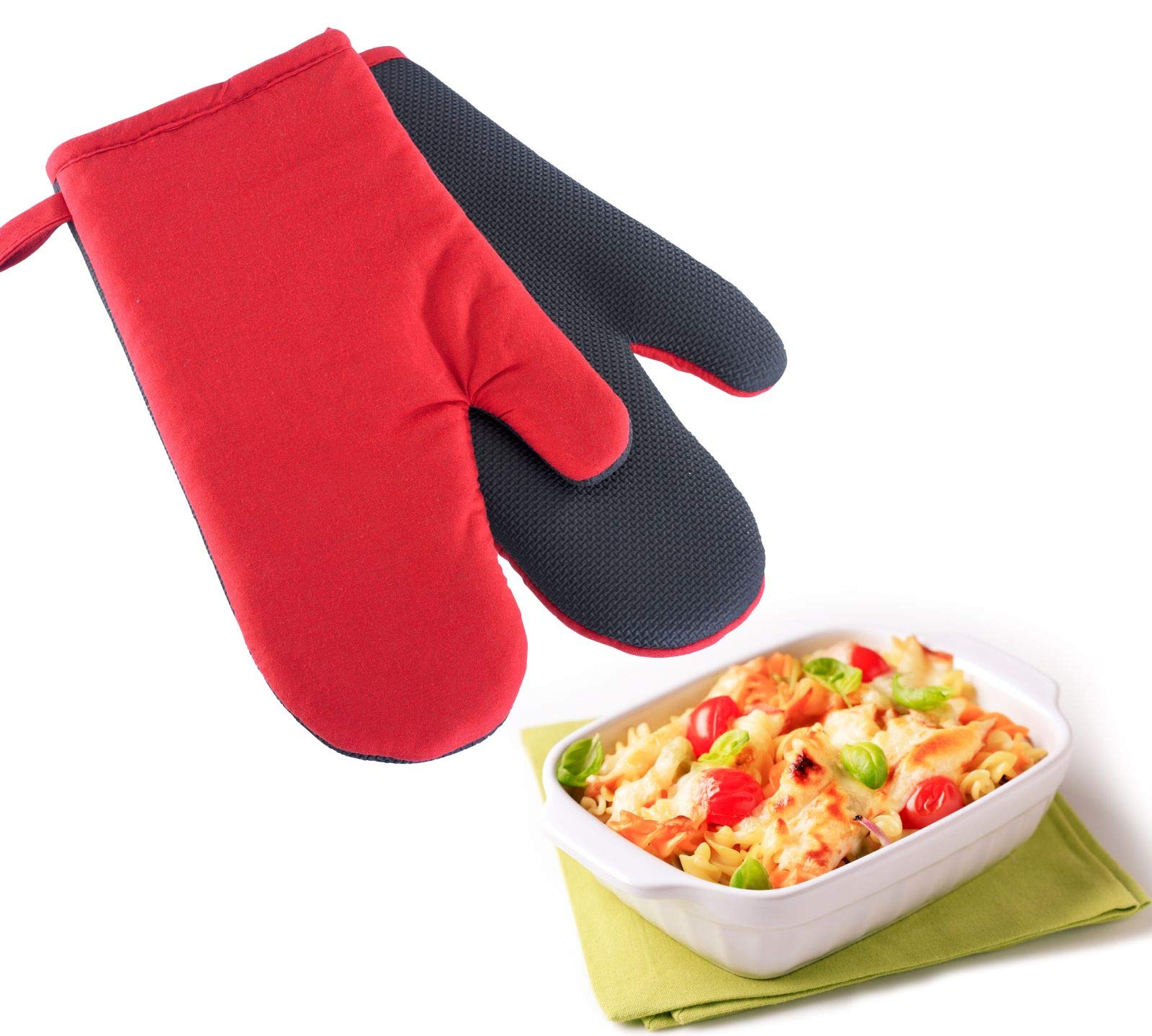 westmark-gants-de-cuisine-et-de-four-lot-de-2-taille-unique-26-5-cm-coton-n-opr- image 1