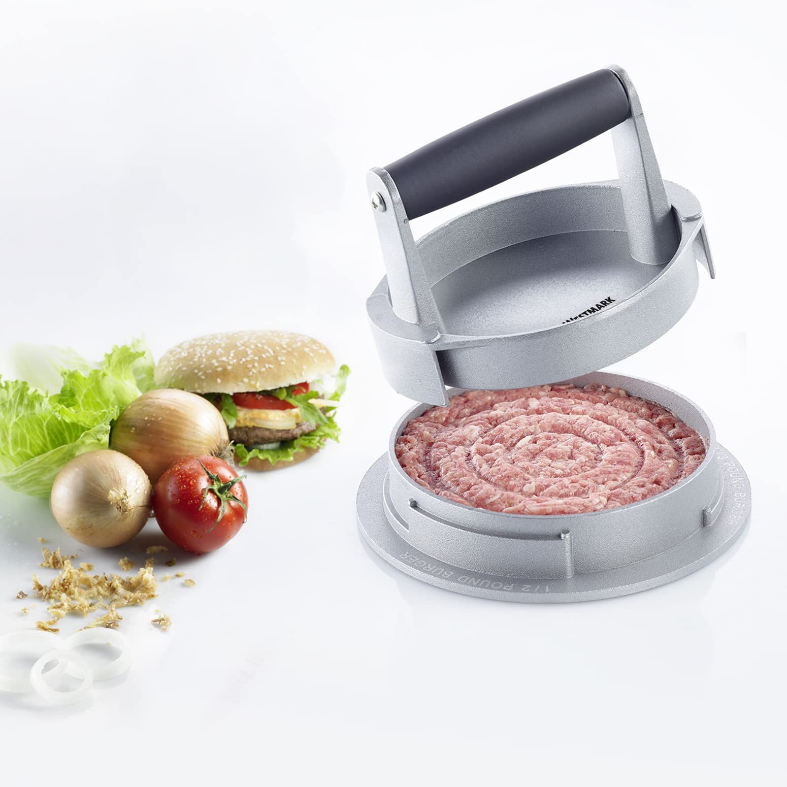 westmark-vario-62252260-machine-hamburger-r-glable-3-tailles-1-4-1-3-1-2-livre-a image 8