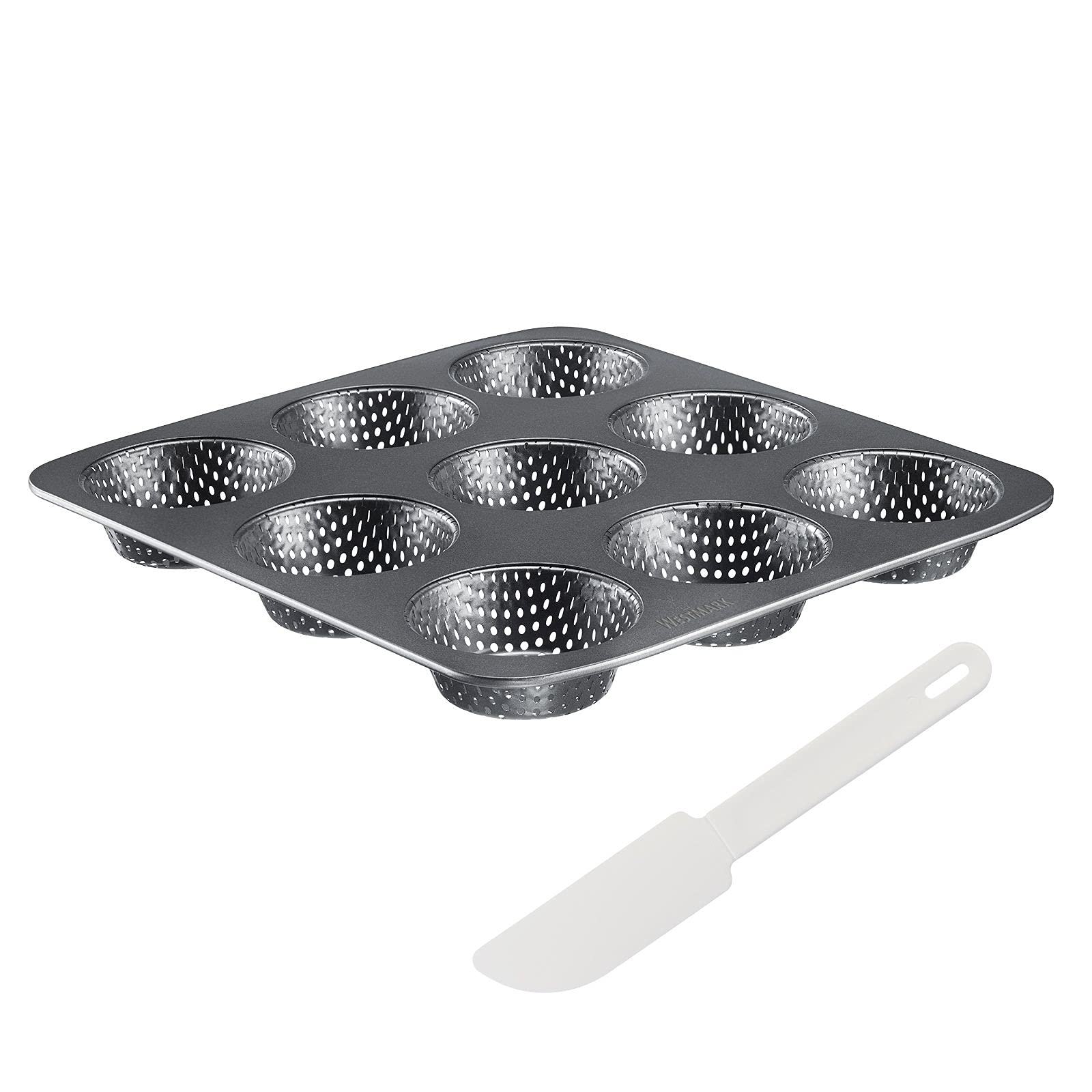westmark-327322e6-moule-petits-pains-9-buns-hrensache-d-mouleur-g-teau-acier-ant image 1
