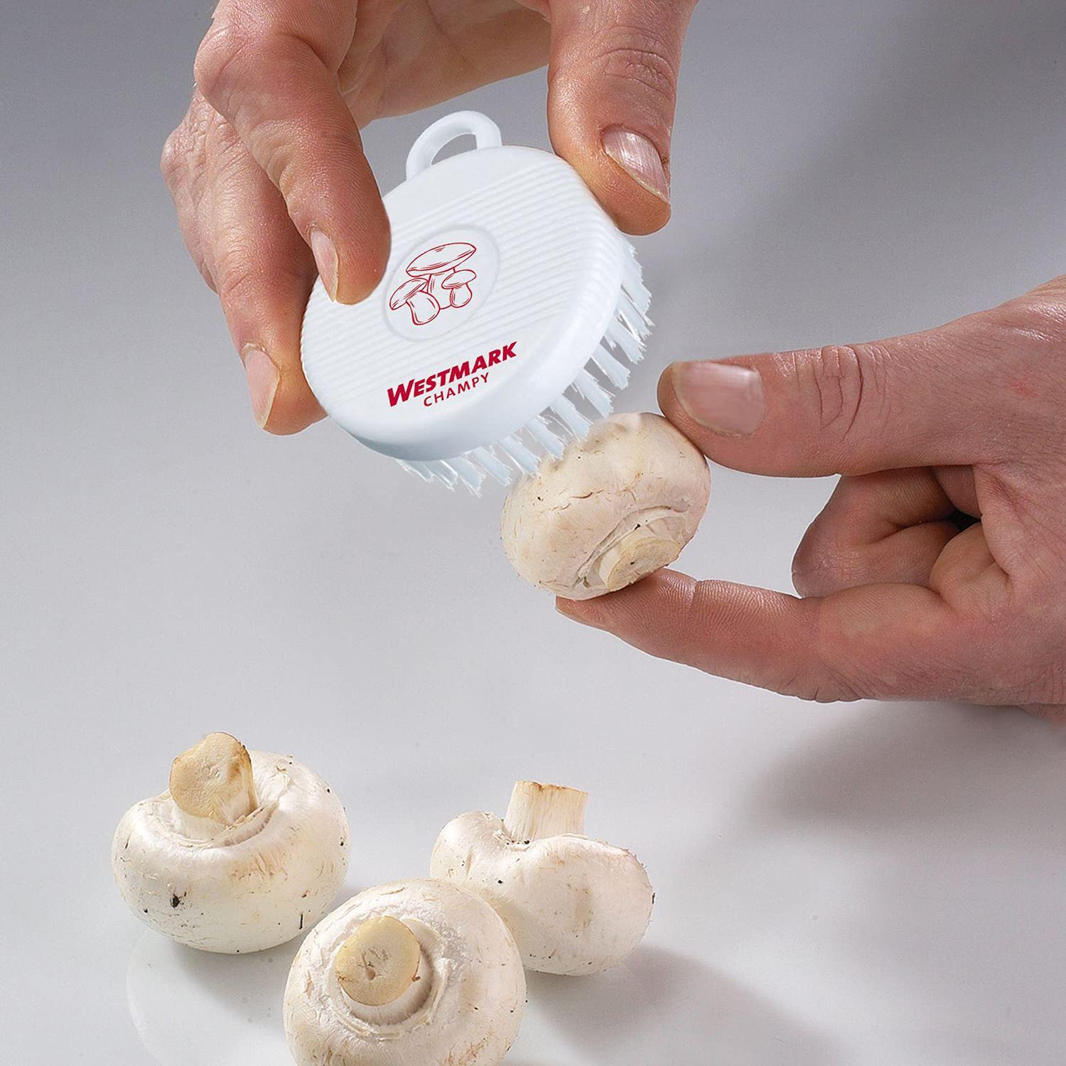 westmark-champy-brosse-champignons-et-l-gumes-poils-fins-brosse-de-nettoyage-pla image 4