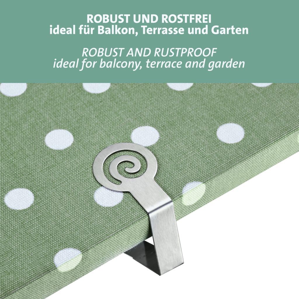 westmark-64292260-lot-de-4-pinces-nappe-spirale-en-acier-inoxydable-pour-plateau image 3