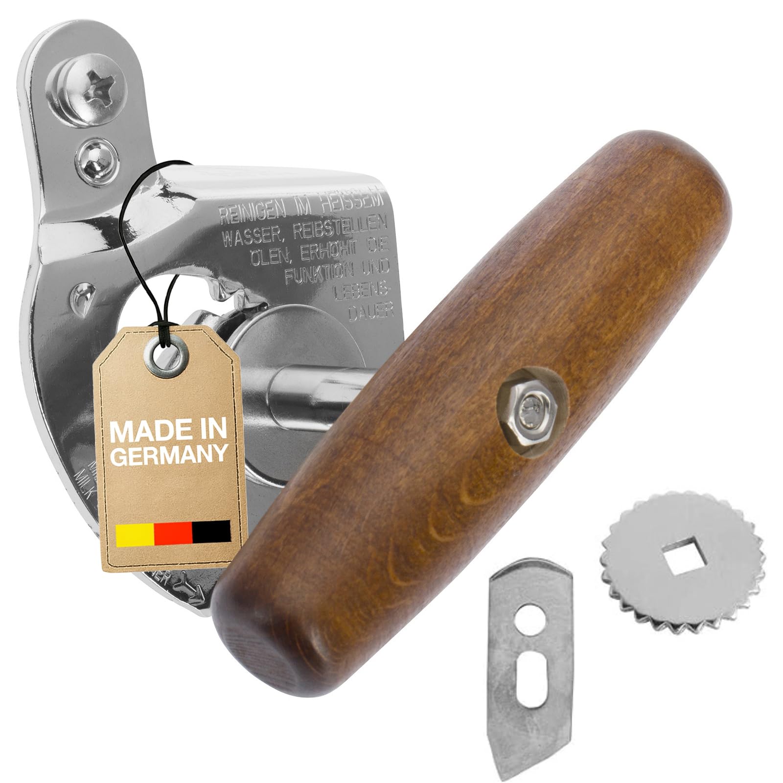 westmark-set-3-pi-ces-ouvre-bo-te-professionnel-titan-lame-et-roue-de-rechange-a image 1