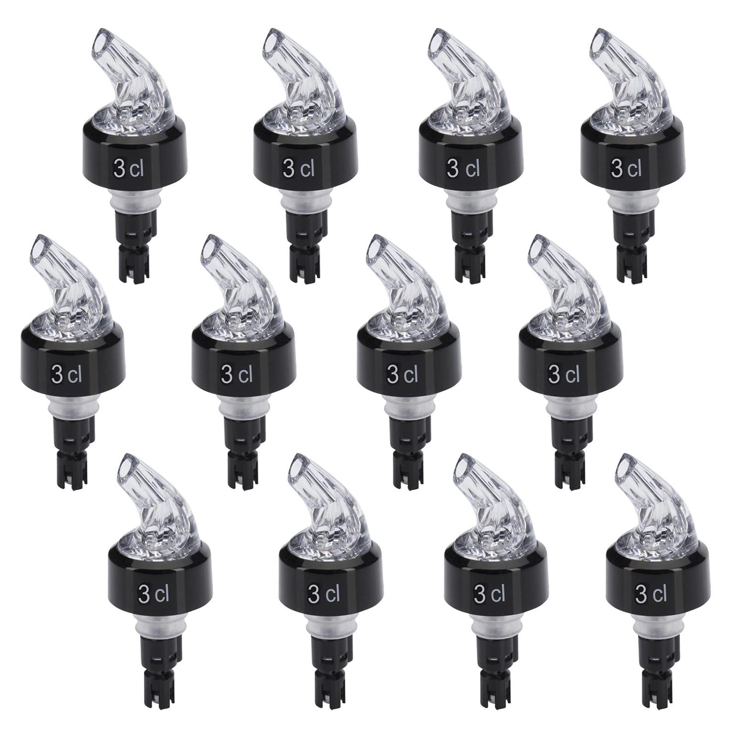 westmark-993022e2-auto-pour-lot-de-12-doseurs-bec-verseur-gradu-3-cl-plastique-t image 1