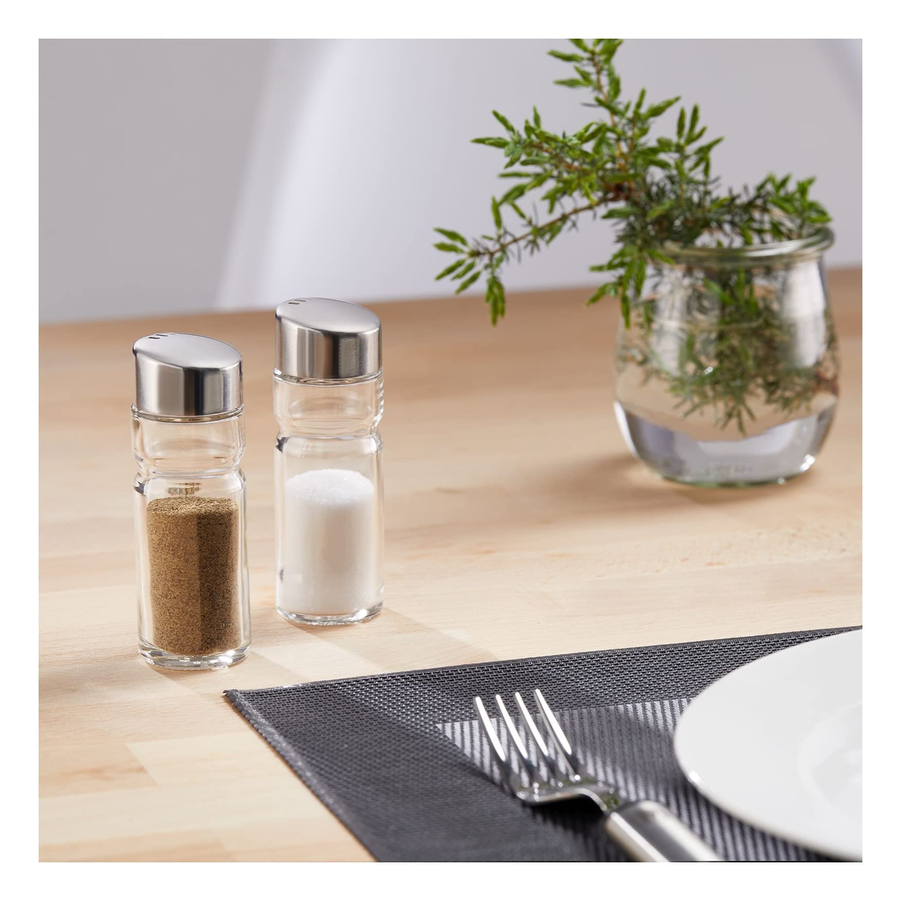 westmark-wien-650222e2-set-de-6-sali-res-et-poivri-res-en-verre-avec-support-aci image 8