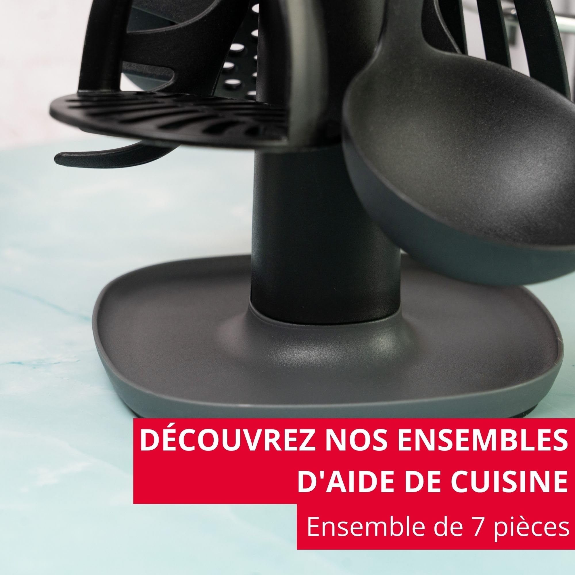 westmark-support-rotatif-pivotant-6-bras-pour-porte-ustensiles-de-cuisine-plasti image 5