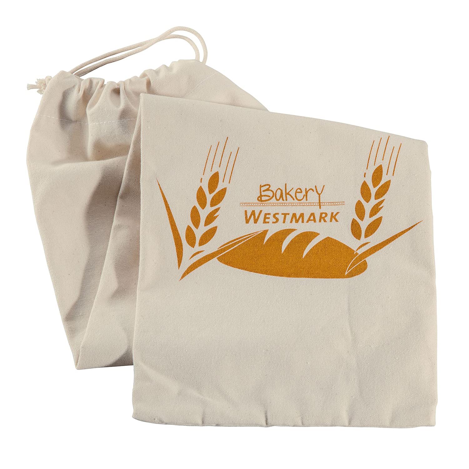 westmark-32112270-sac-baguette-en-coton-blanc-avec-cordon-de-serrage image 2