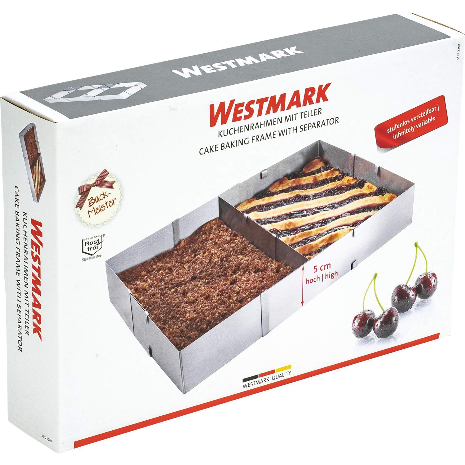 westmark-cadre-g-teaux-pizza-r-glable-31322260-hauteur-5-cm-acier-inoxydable-ave image 8