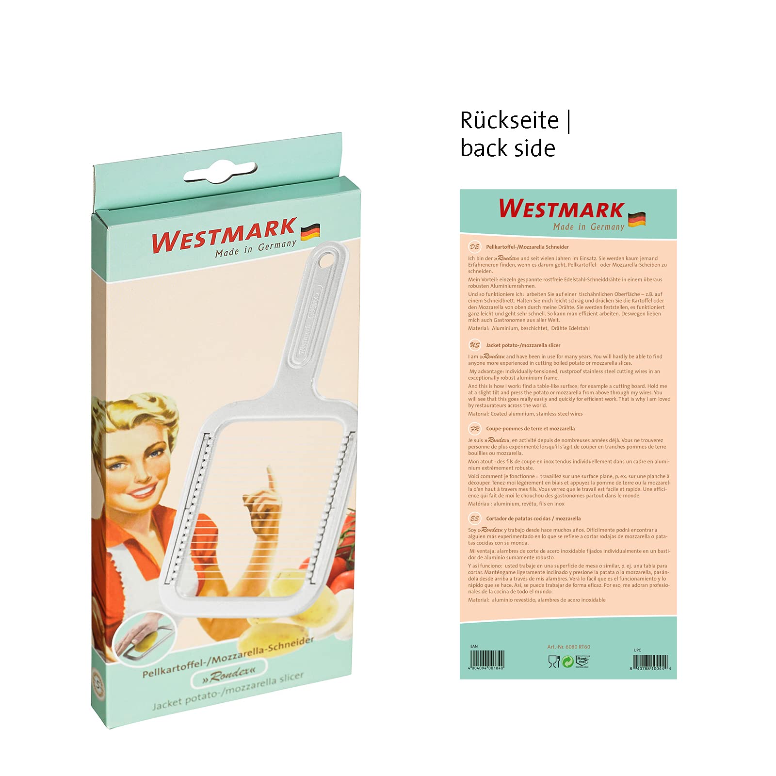 westmark-rondex-6080rt60-coupe-pommes-de-terre-et-mozzarella-aluminium-avec-20-f image 3