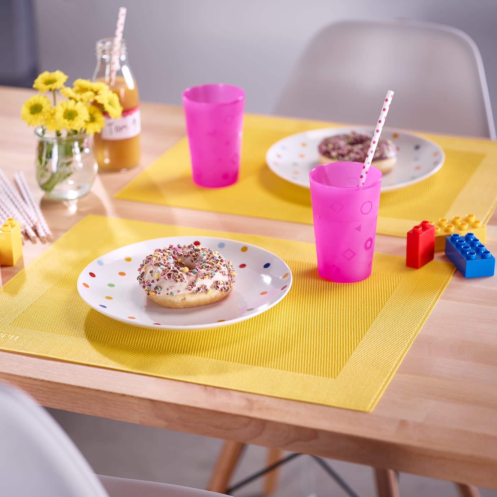westmark-saleen-home-sets-de-table-4-pi-ces-42-x-32-cm-vinyle-polyester-jaune-01 image 3