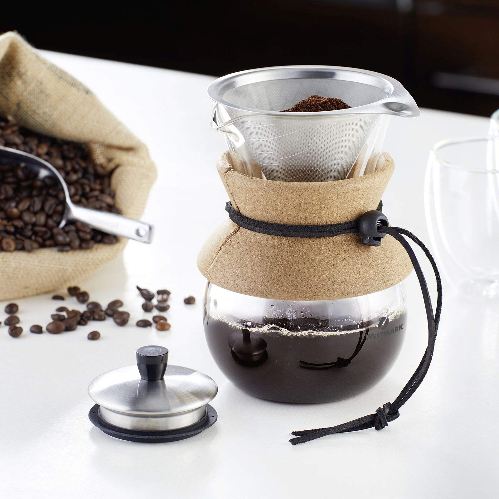 westmark-brasilia-24592260-cafeti-re-filtre-500-ml-avec-filtre-et-couvercle-en-a image 6