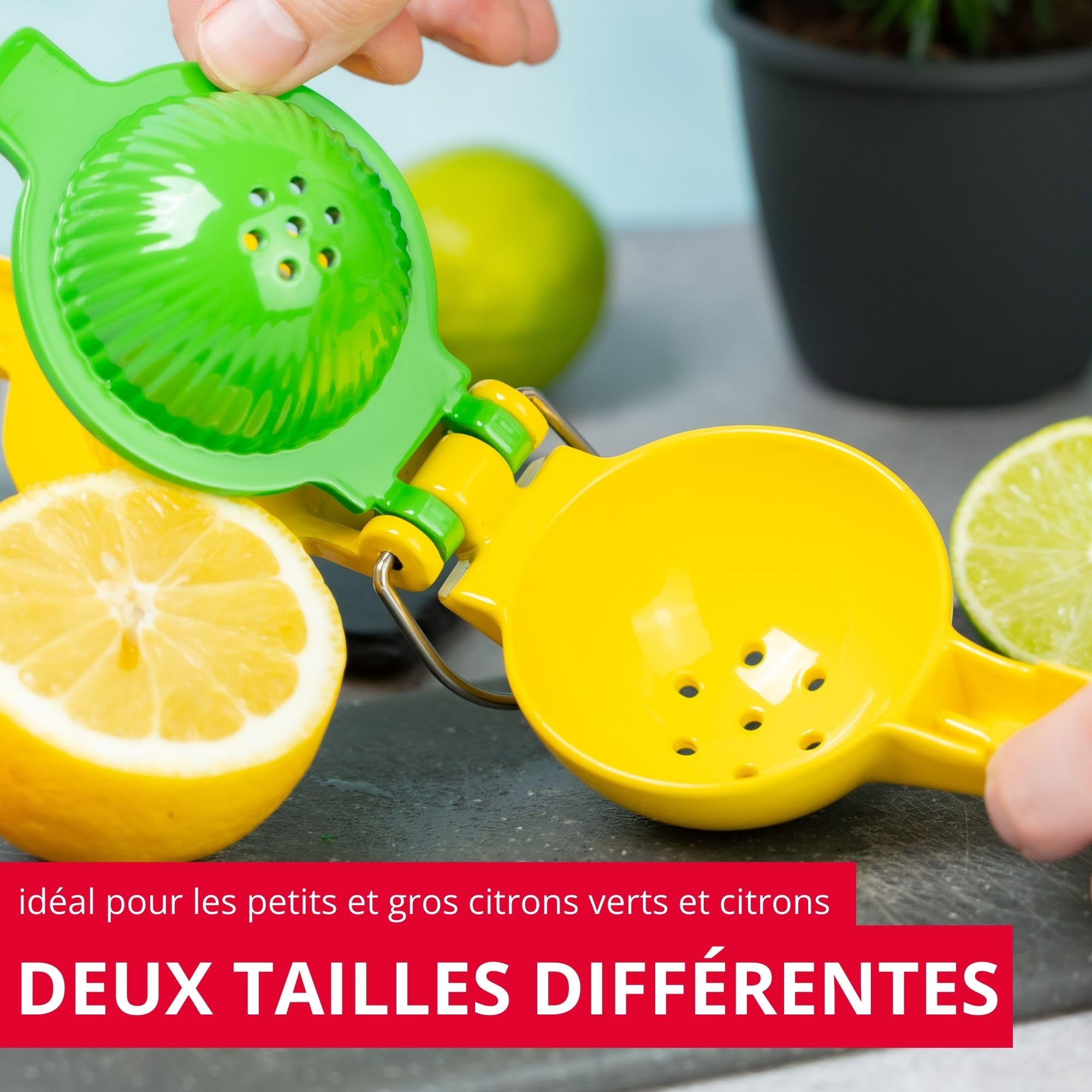 westmark-presse-agrumes-2-en-1-en-aluminium-avec-deux-inserts-pour-citron-vert-e image 2