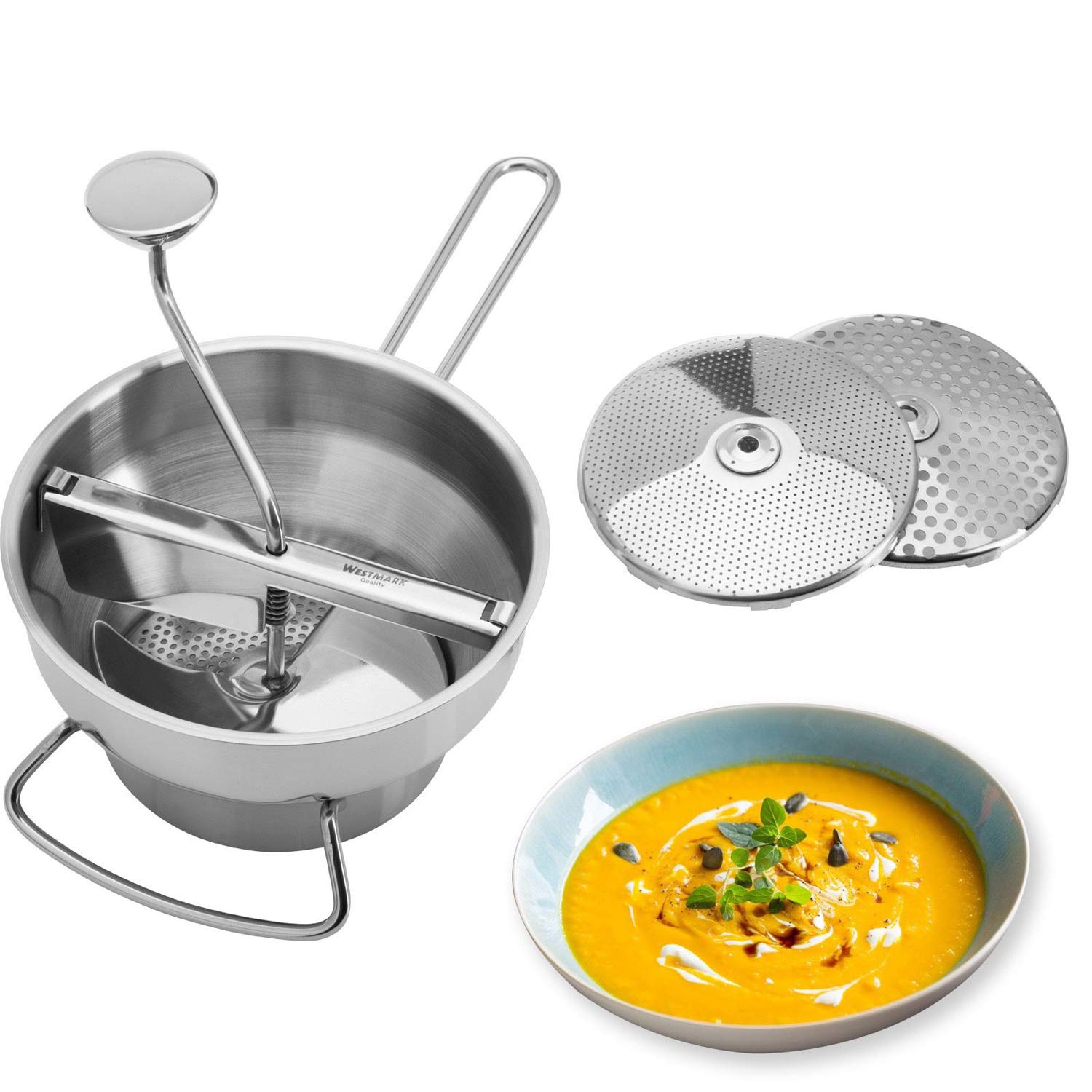westmark-finoletta-moulin-l-gumes-en-acier-inoxydable-avec-3-disques-perfor-s-1- image 2