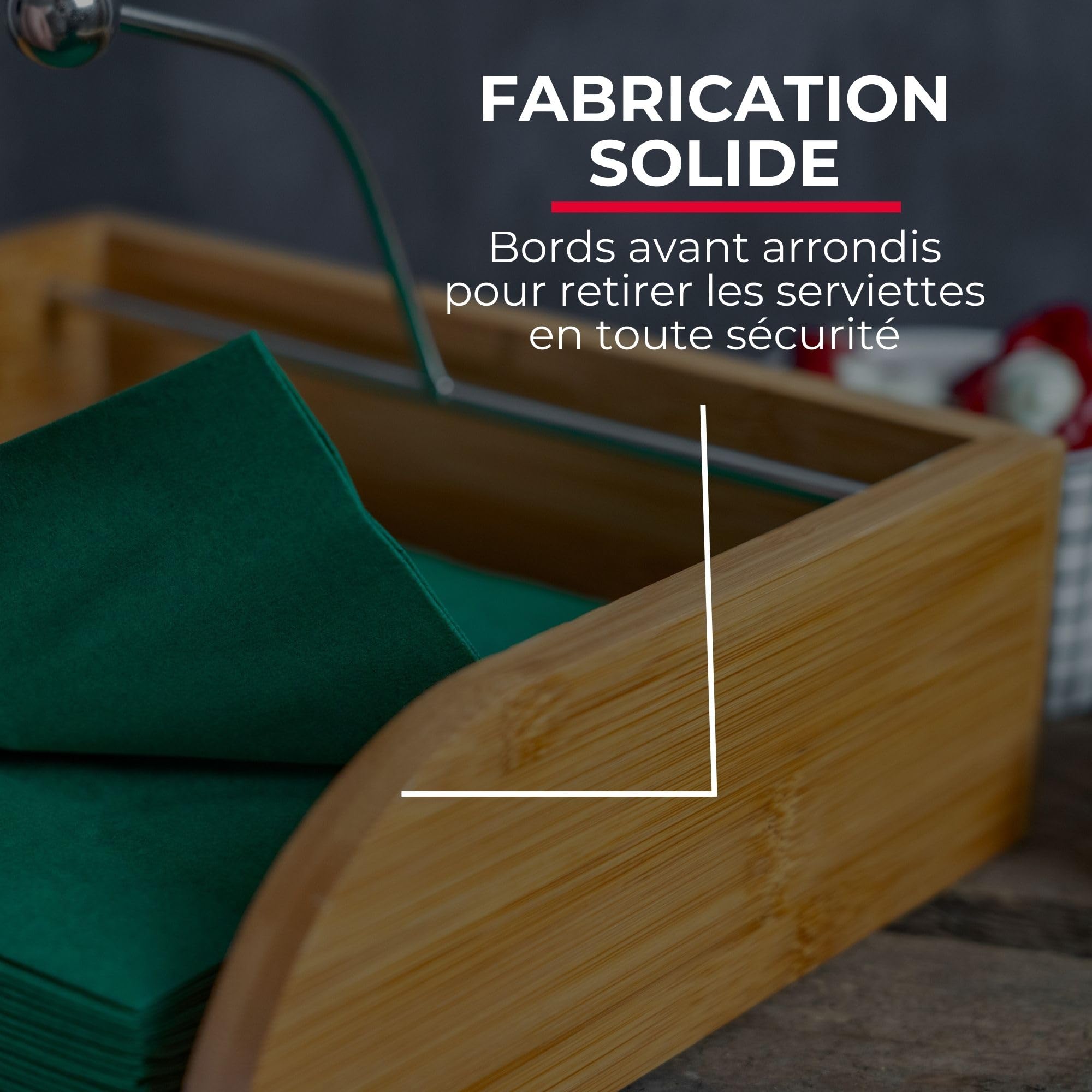 westmark-tapas-friends-porte-serviettes-distributeur-avec-poids-en-acier-inoxyda image 5
