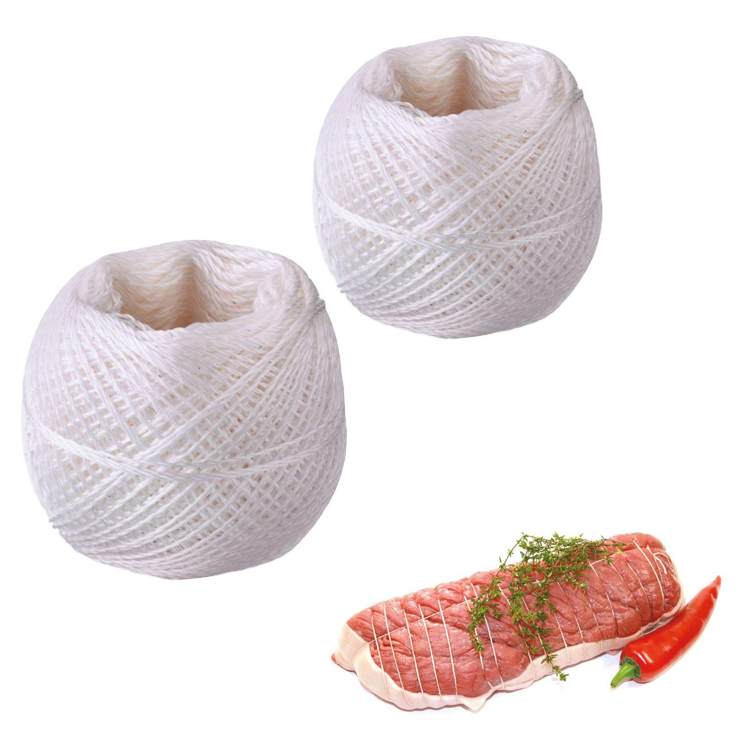westmark-fil-de-cuisine-2-pi-ces-ficelle-r-tir-60-m-polyester-blanc-15212260 image 2