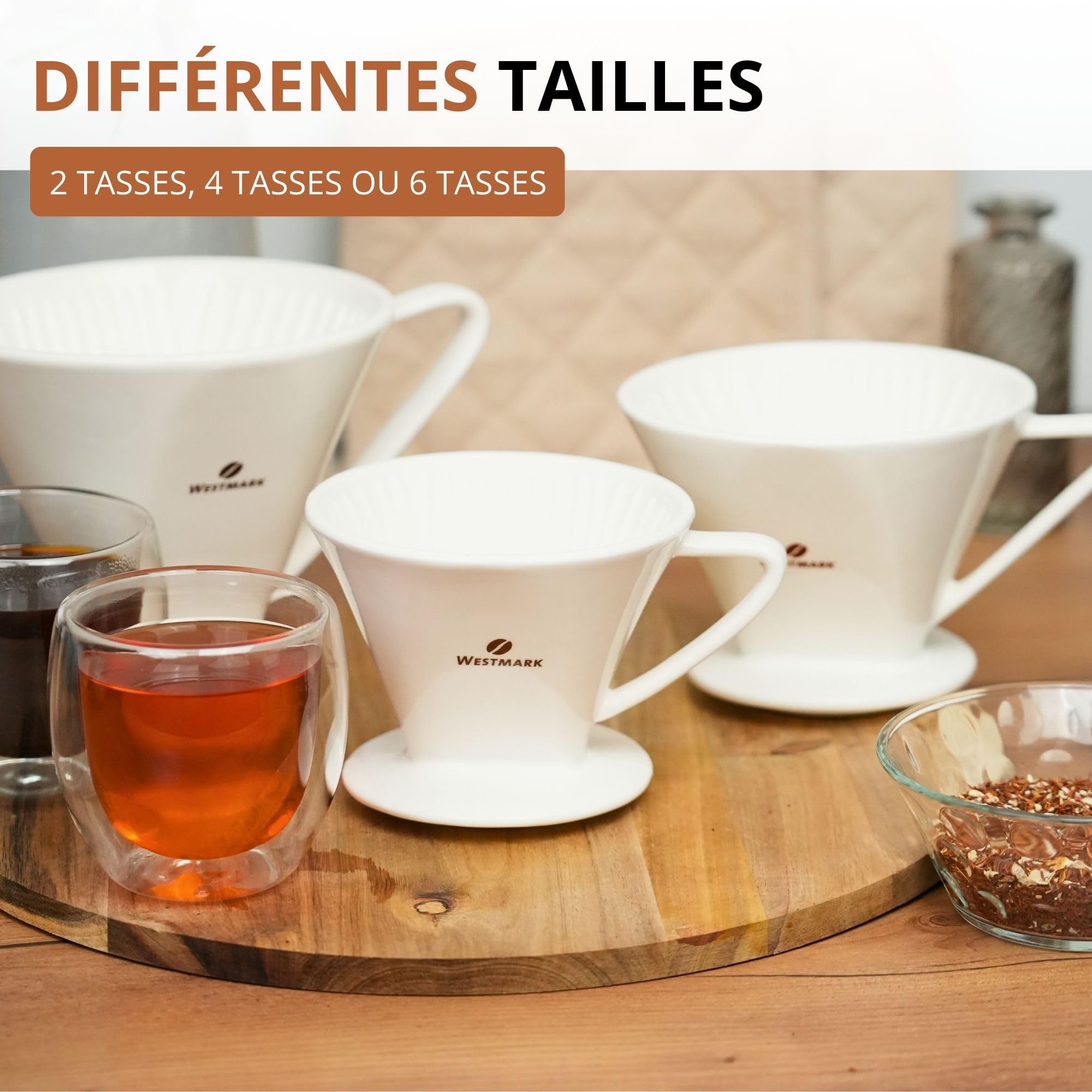 westmark-24472260-brasilia-porte-filtre-caf-en-porcelaine-taille-2-pour-2-tasses image 8