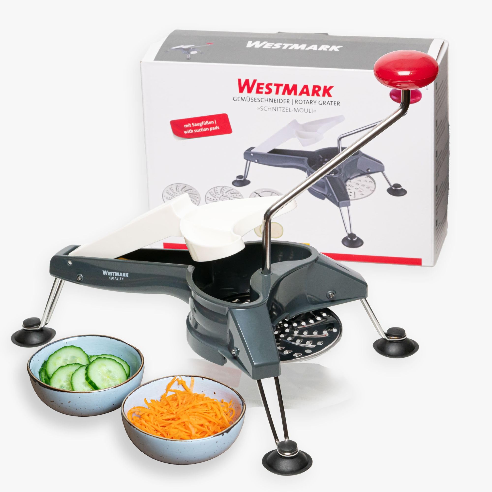 westmark-schnitzel-mouli-11712260-r-pe-et-coupe-l-gumes-manivelle-3-disques-inte image 1