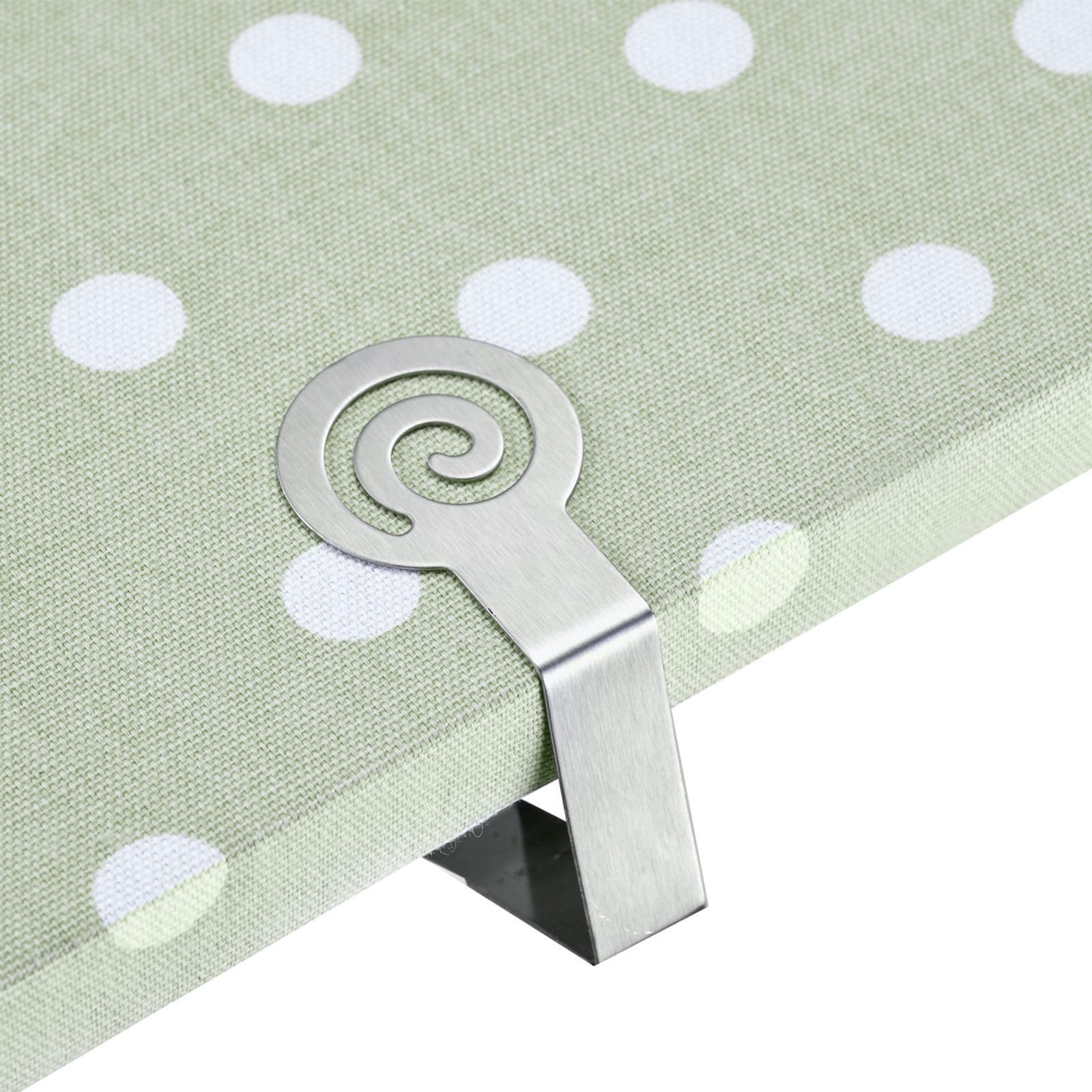westmark-64292260-lot-de-4-pinces-nappe-spirale-en-acier-inoxydable-pour-plateau image 7
