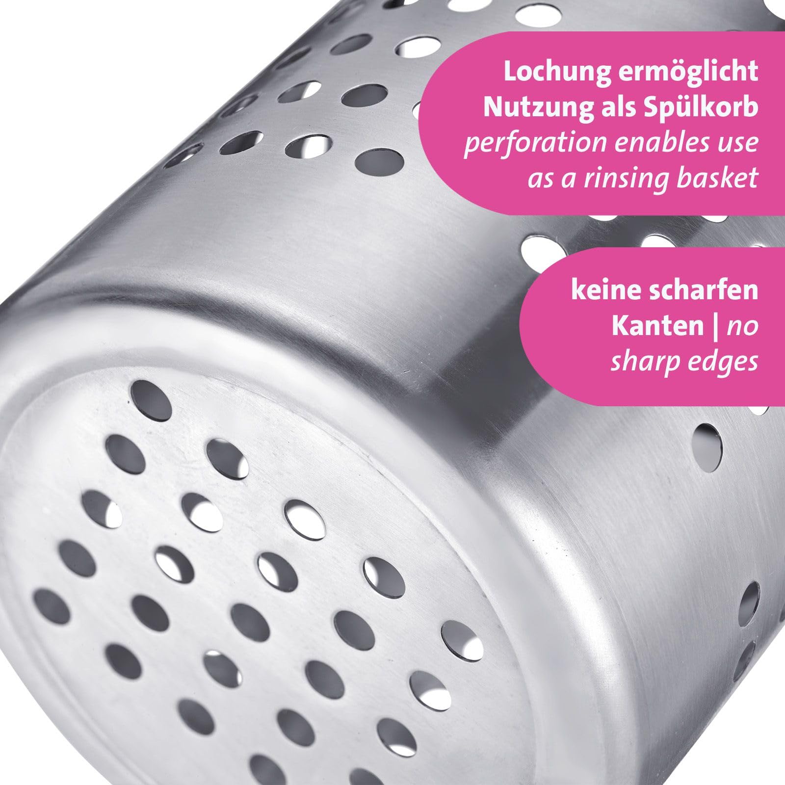 westmark-lot-de-2-gouttoirs-couverts-ronds-en-acier-inoxydable-10-x-13-cm-porte- image 4